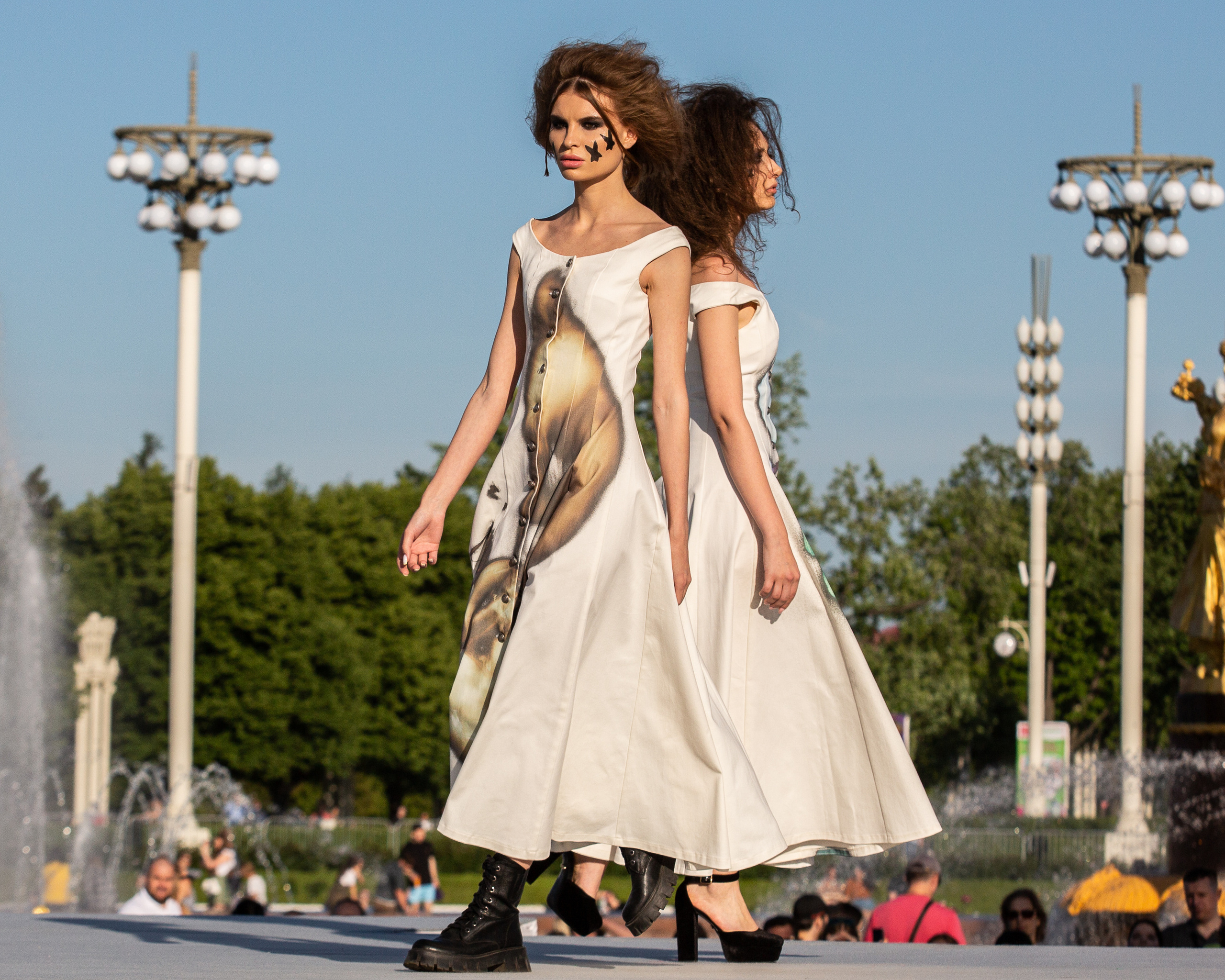 Moscow Fashion Week. Denis DETALOV. Visual artist, photographer Liana Darenskaya, Moscow