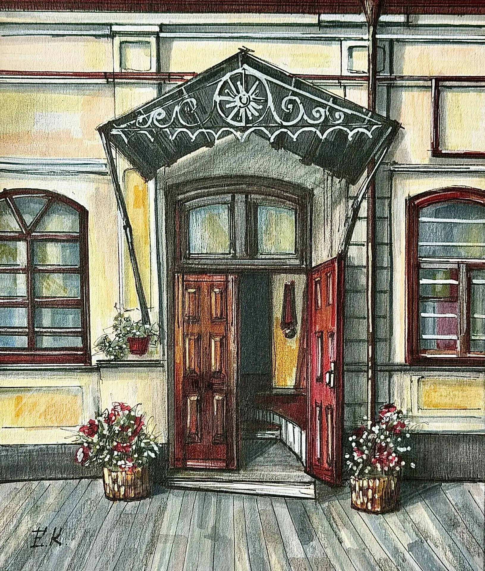 Портфолио. ЕЛЬЧАНИНОВА.АРТ Художник Ксения Ельчанинова. Современное искусство