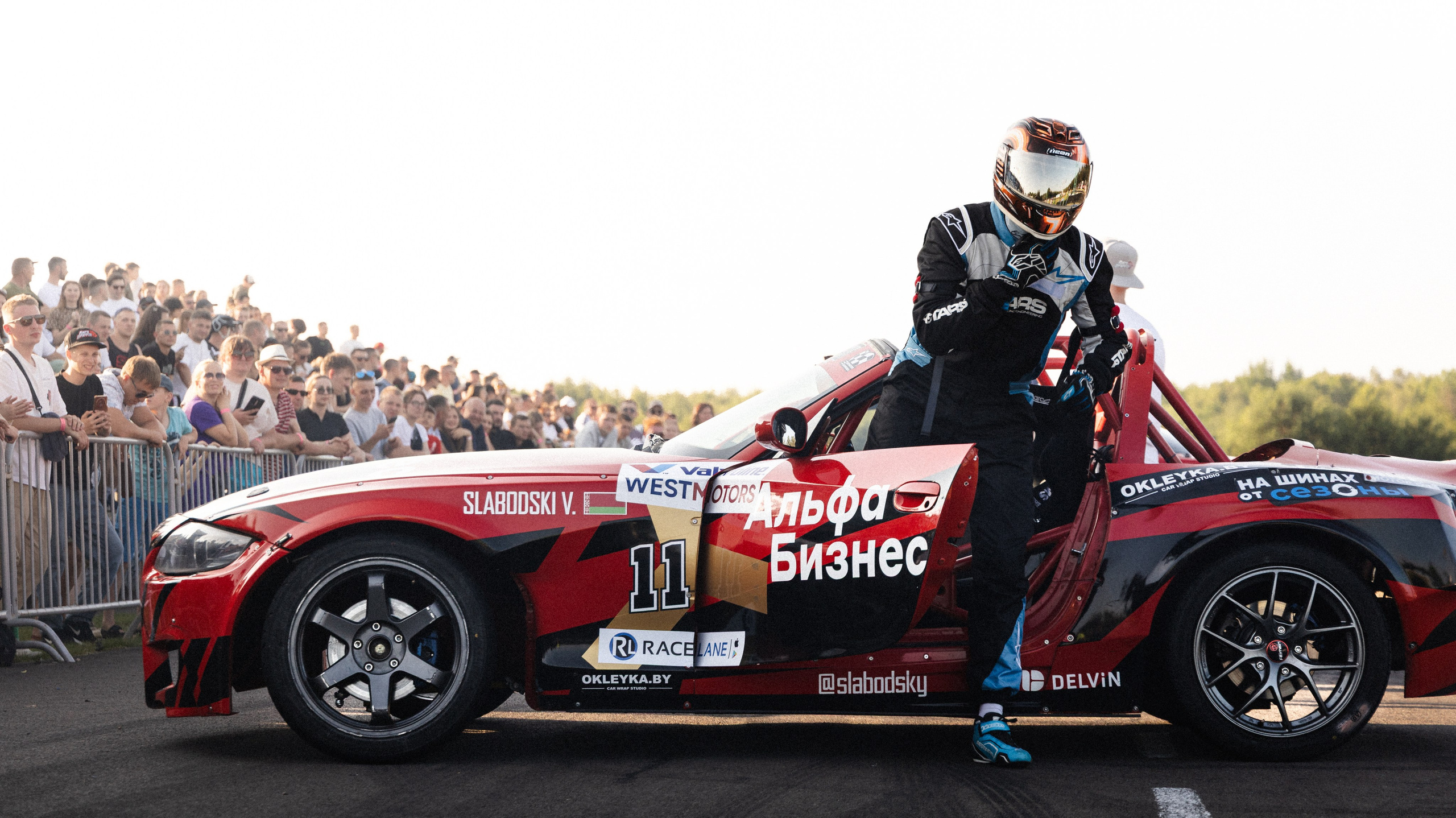 Лига дрифта. Второй этап. Автодром Альянс. Брест. Виталий Слабодский. BMW Z4. Альфа-Бизнес