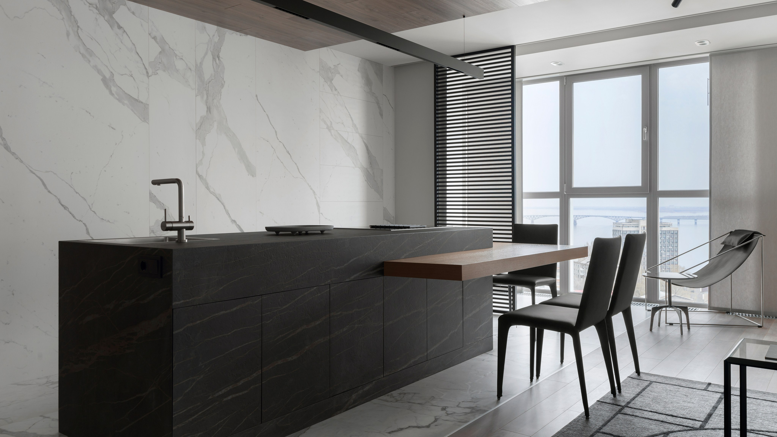 NN_Flat - The interior of the apartment for a successful young woman in Saratov Russia designed by QUADRUM STUDIO