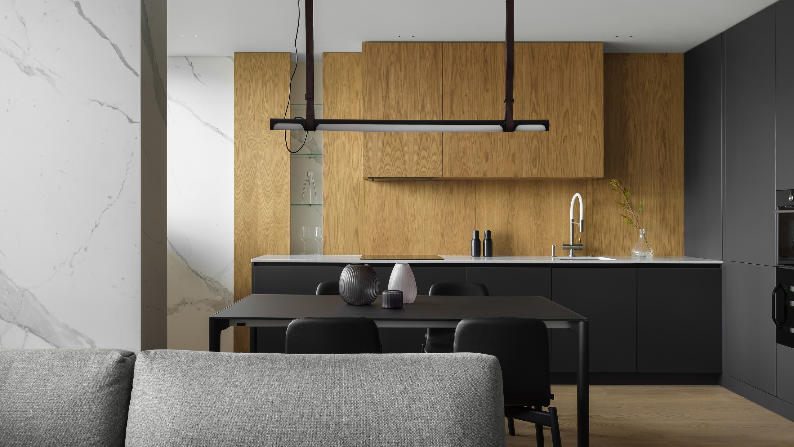PAS_Flat — Bachelor apartment in Saratov Russia designed by QUADRUM STUDIO