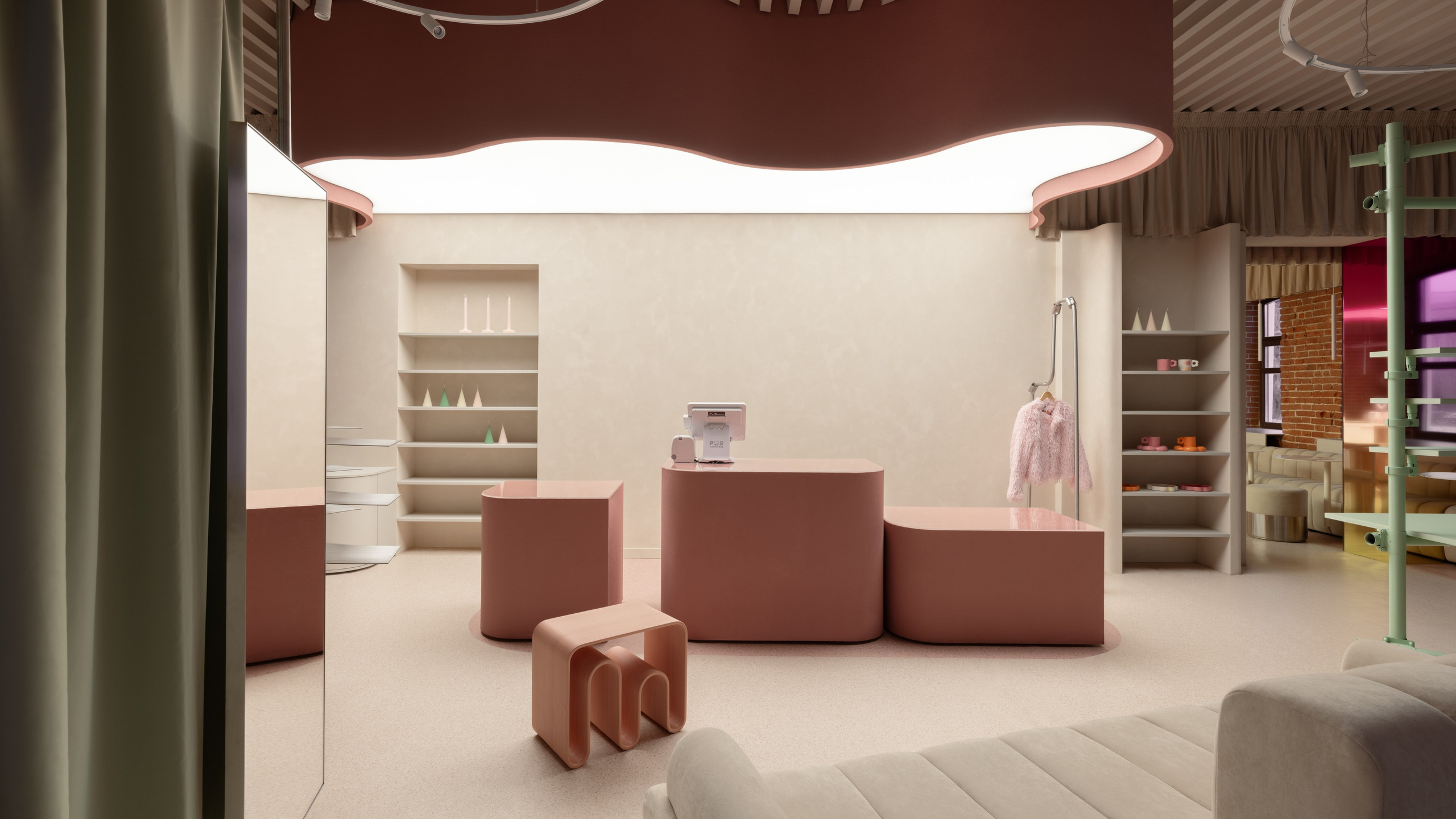 VOKRUG PODRUG Concept Store in Penza Russia designed by QUADRUM STUDIO