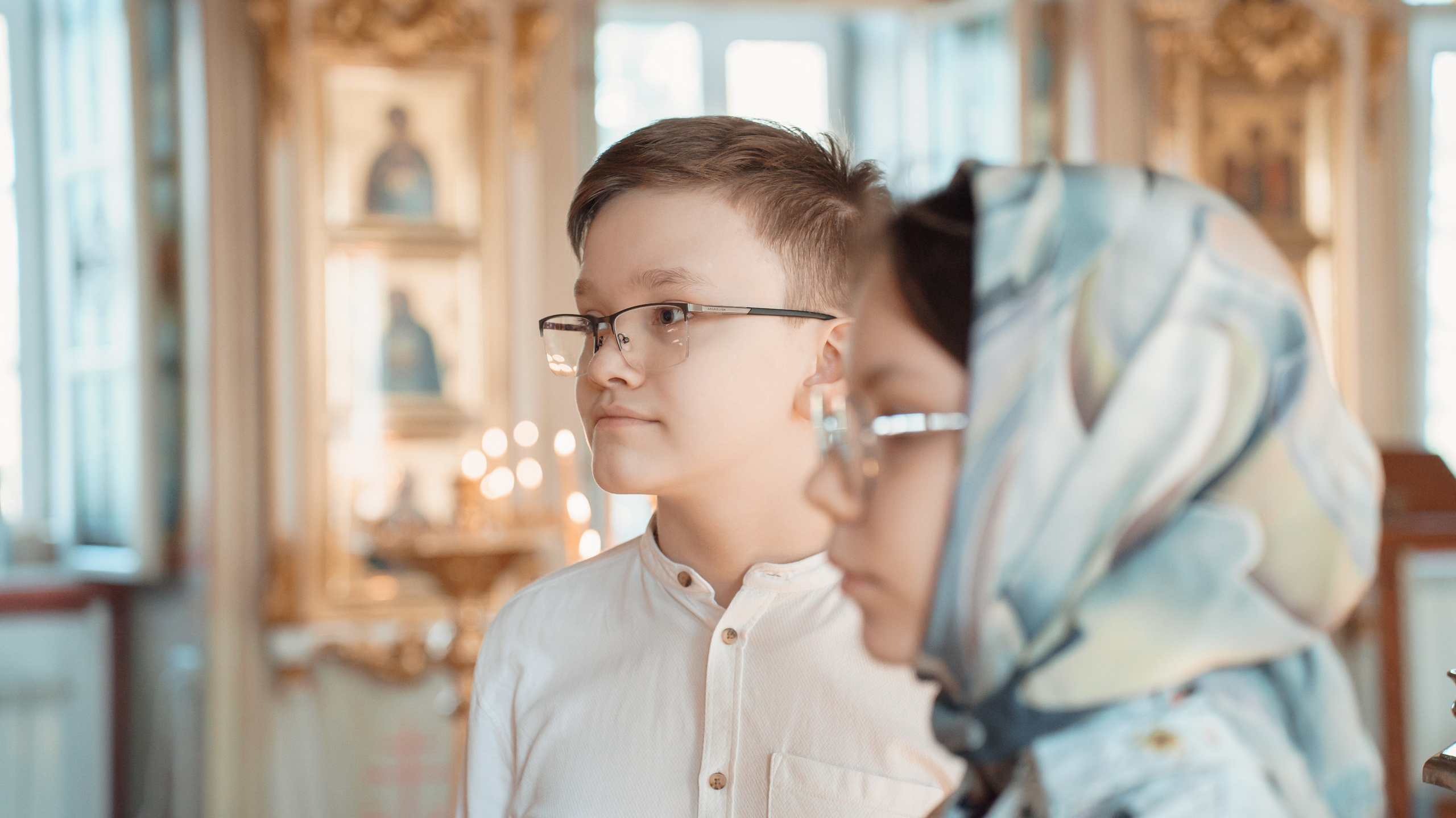 Фотосессия крещения ребенка в Томске