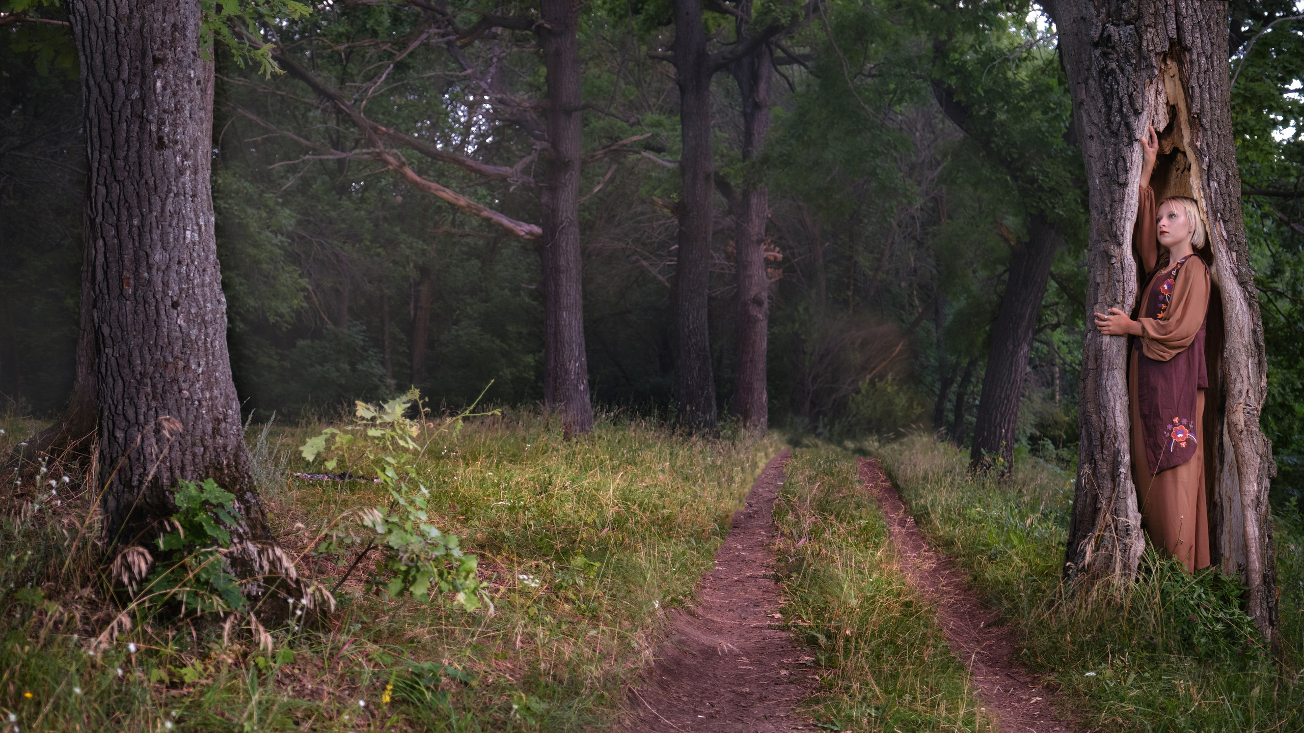 Летняя фотосессия на природе, в лесу, на улице. Семейная с детьми