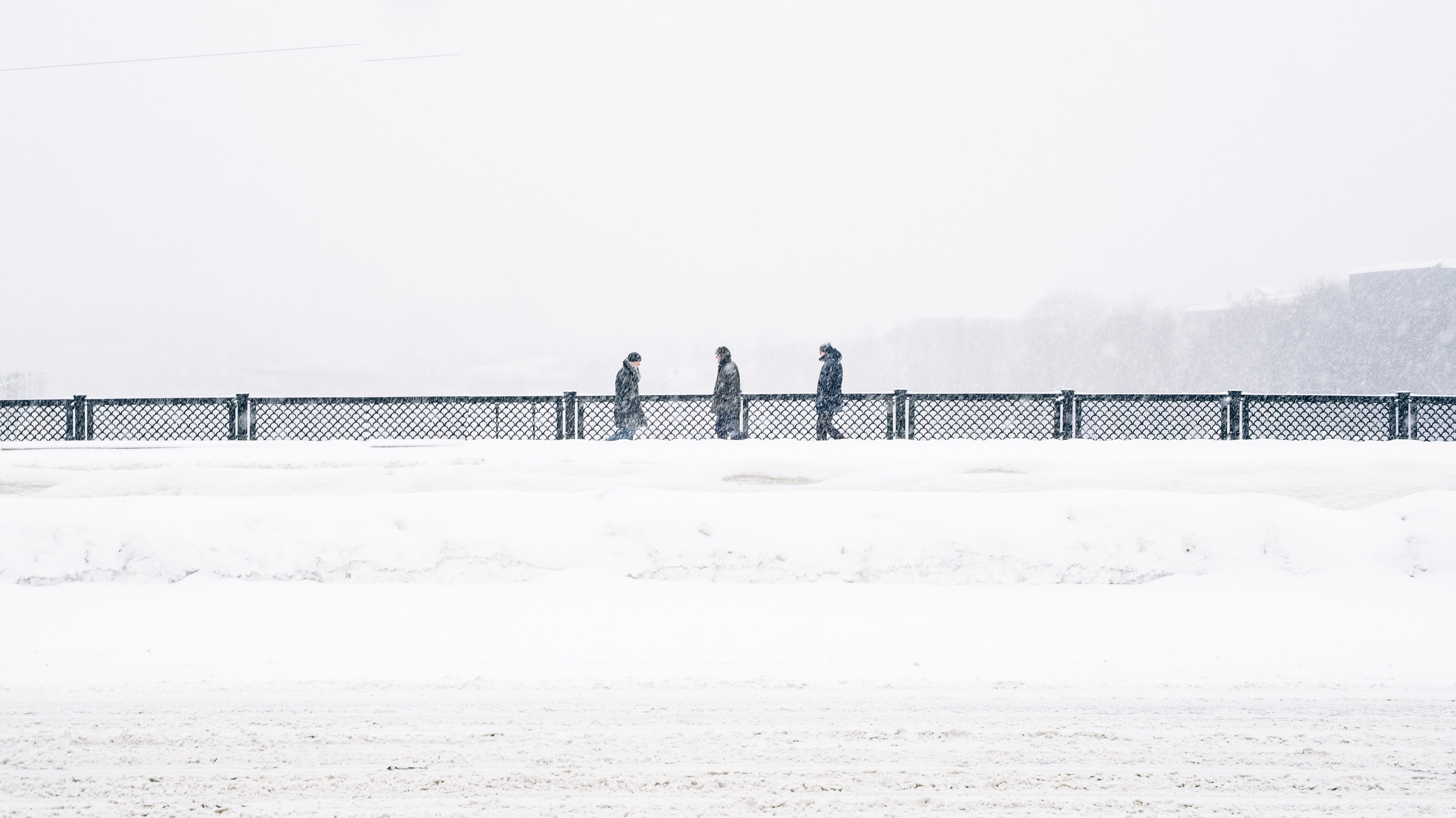 Снежная Москва. Репортажный фотограф в Москве Аида Исламова