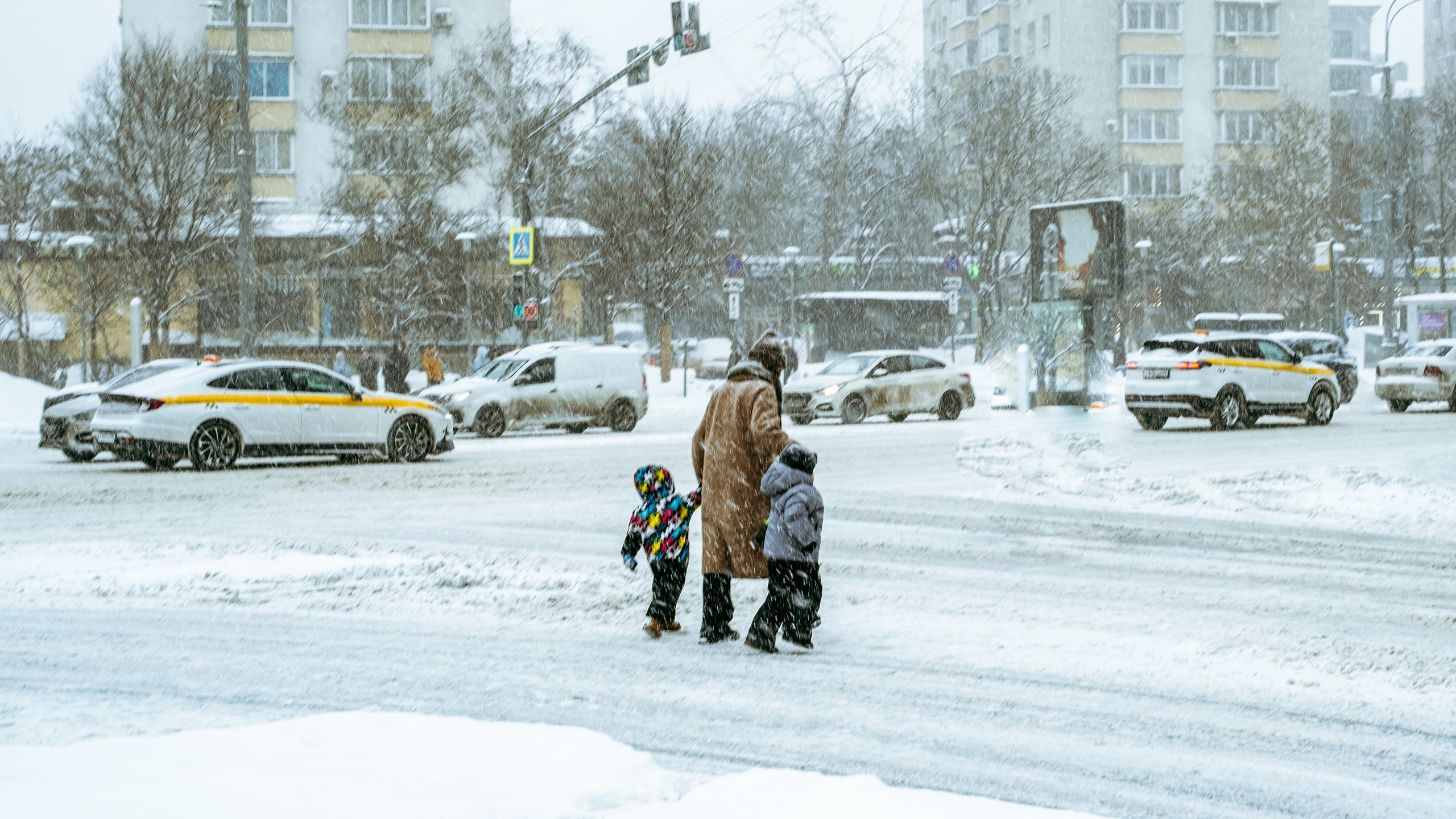 Снежная Москва. Репортажный фотограф в Москве Аида Исламова