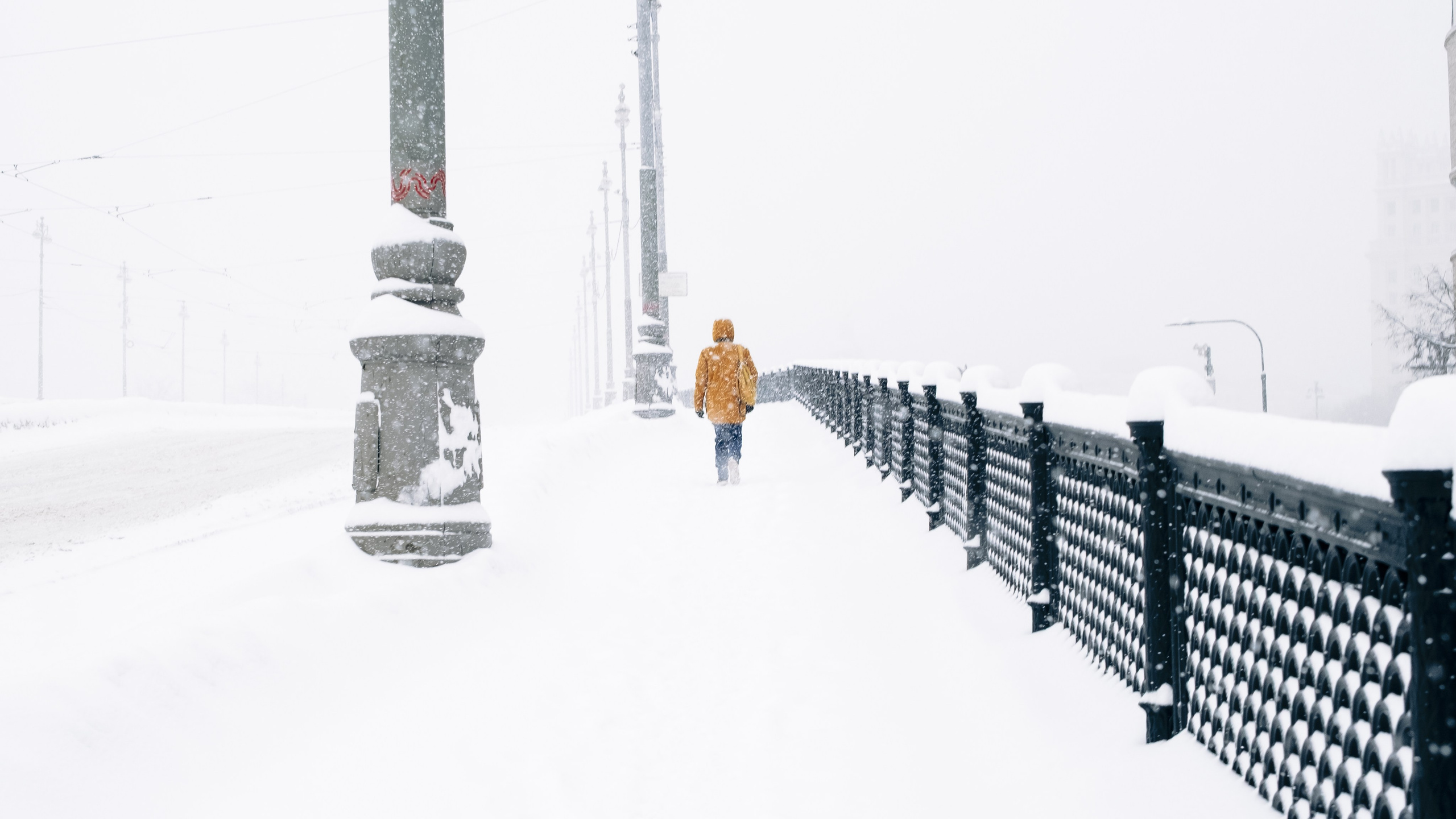 Снежная Москва. Репортажный фотограф в Москве Аида Исламова