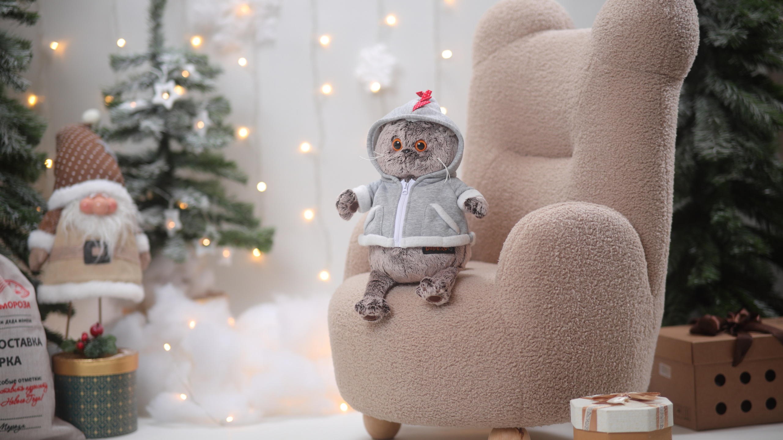 Новый год с котом Басиком. Детский фотограф Максим Потанин в Ижевске и Набережных Челнах