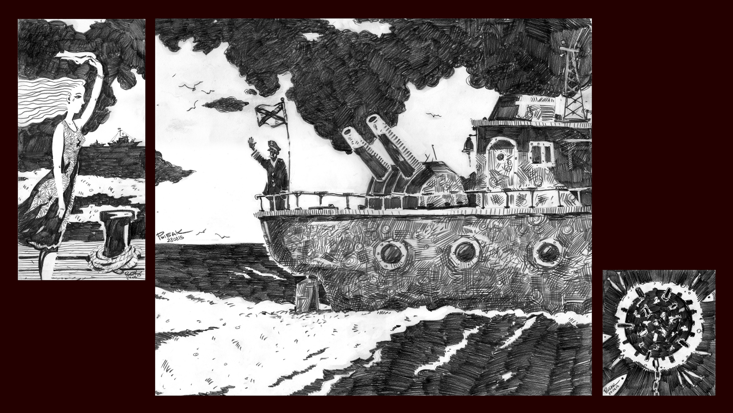 Графика 2015. Художник Рыбак Николай