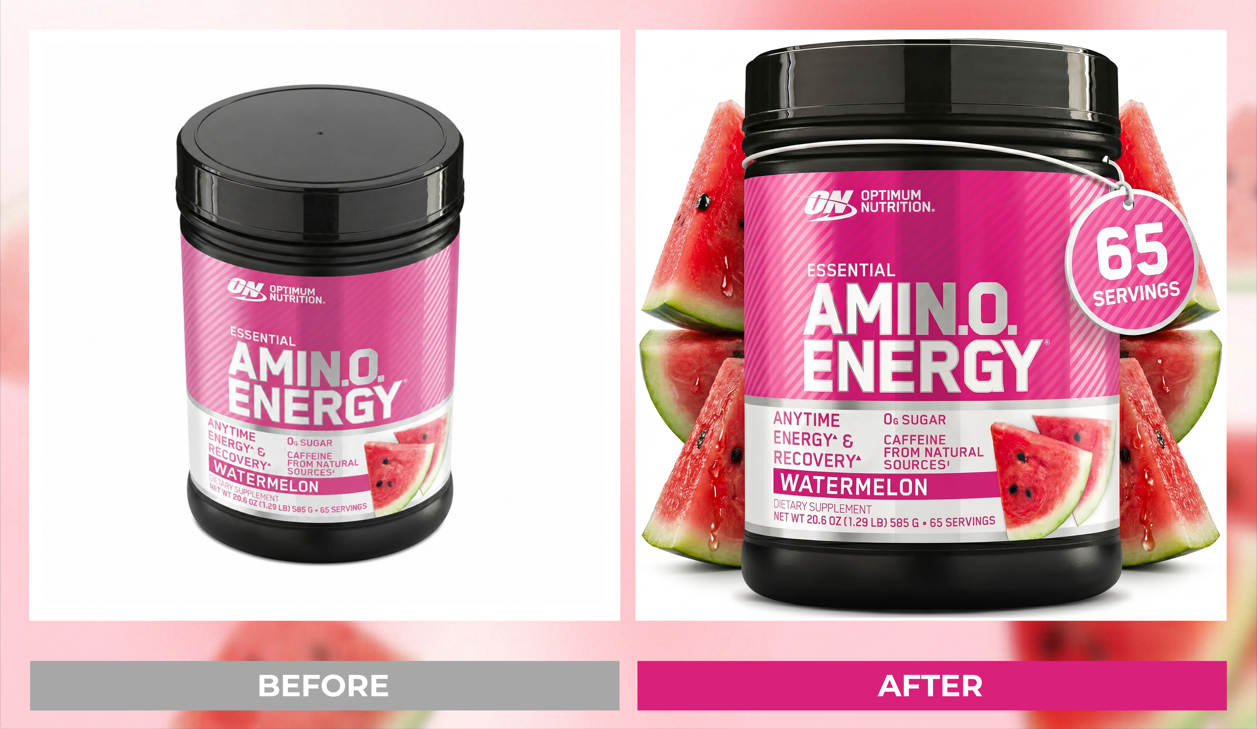 Amazon Listing Redesign: Amino Energy Case Study