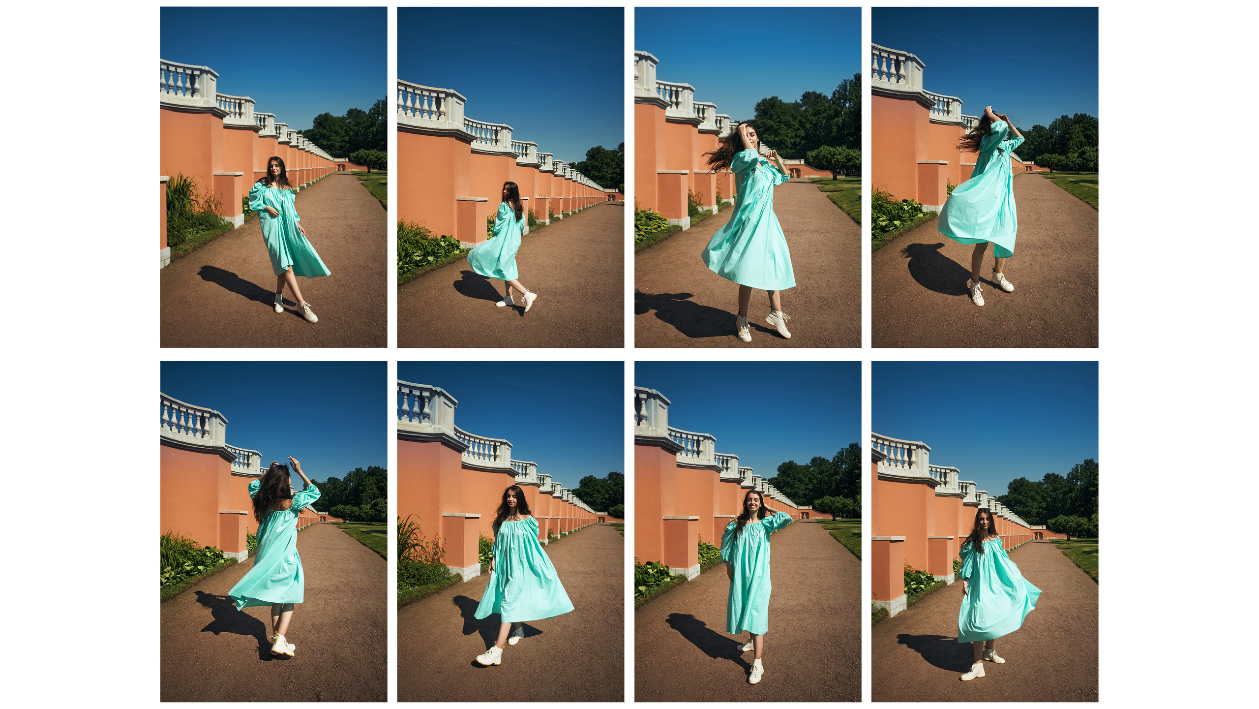 День в Петергофе. Одежда из Санкт-Петербурга СИНИОКО