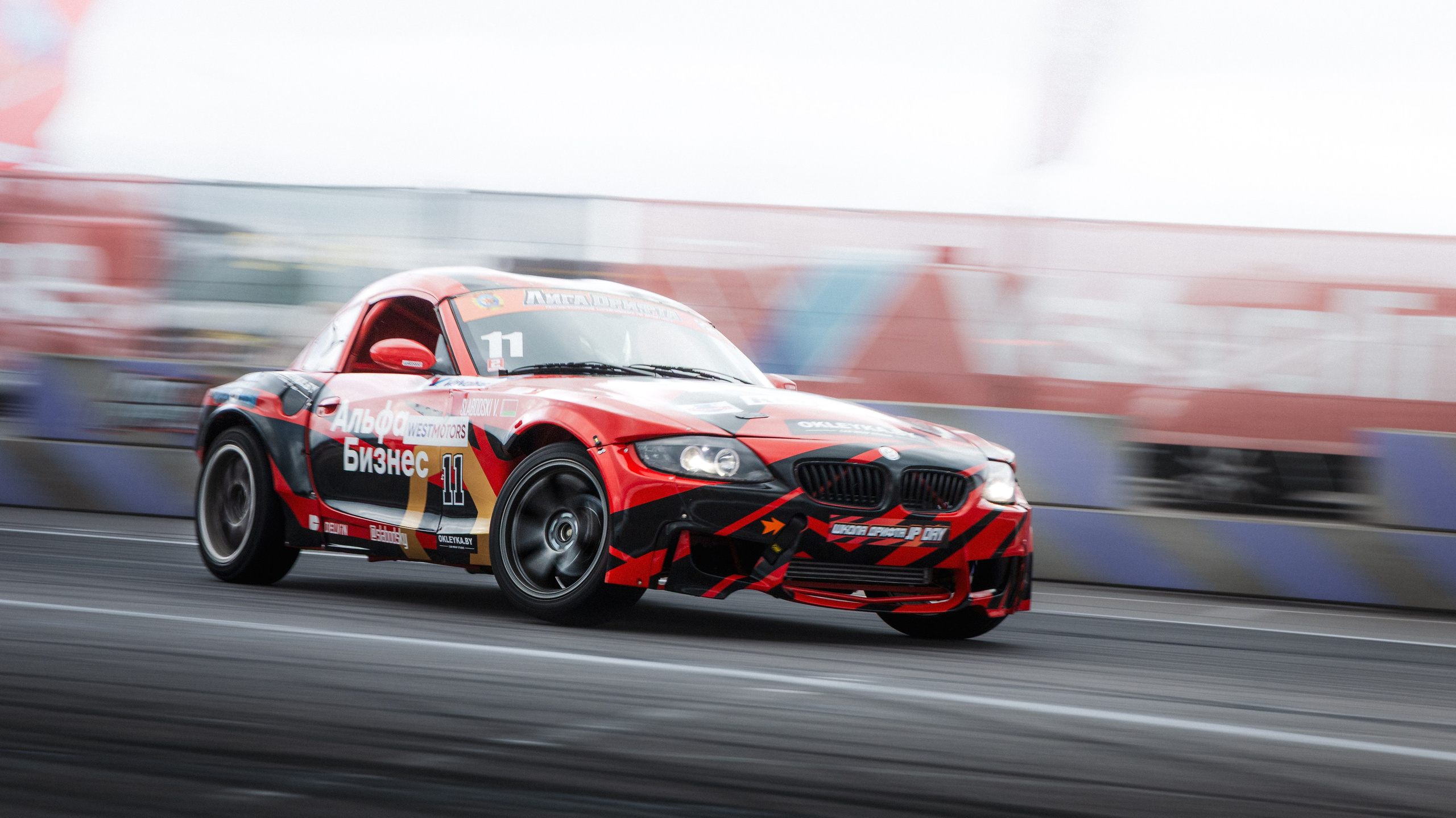 Лига дрифта. Первый этап. Таборы, Минск. Виталий Слабодский. BMW Z4. Альфа-Бизнес