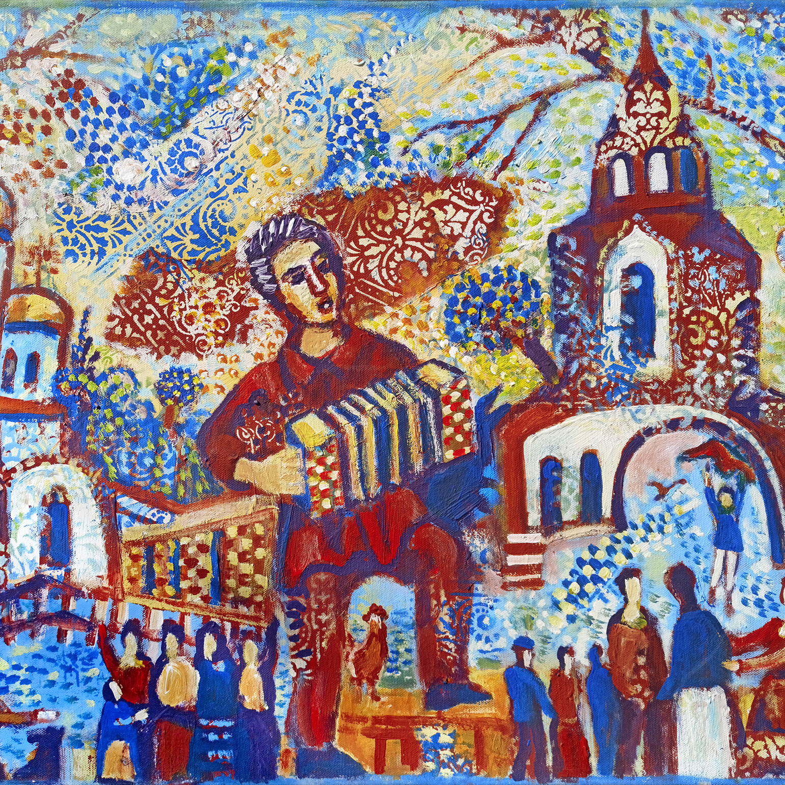 Contemporary artist Vladimir Portyanoy. Painting, graphics