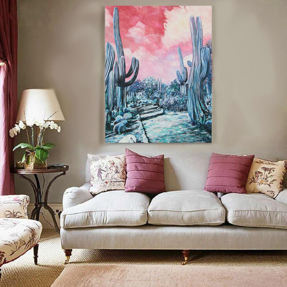 Наталия Тарасова «Кактусы». Декор для дома