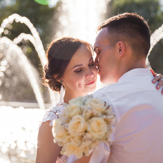 Утро невесты, прогулка. Фотограф Катерина Сергеева Санкт-Петербург