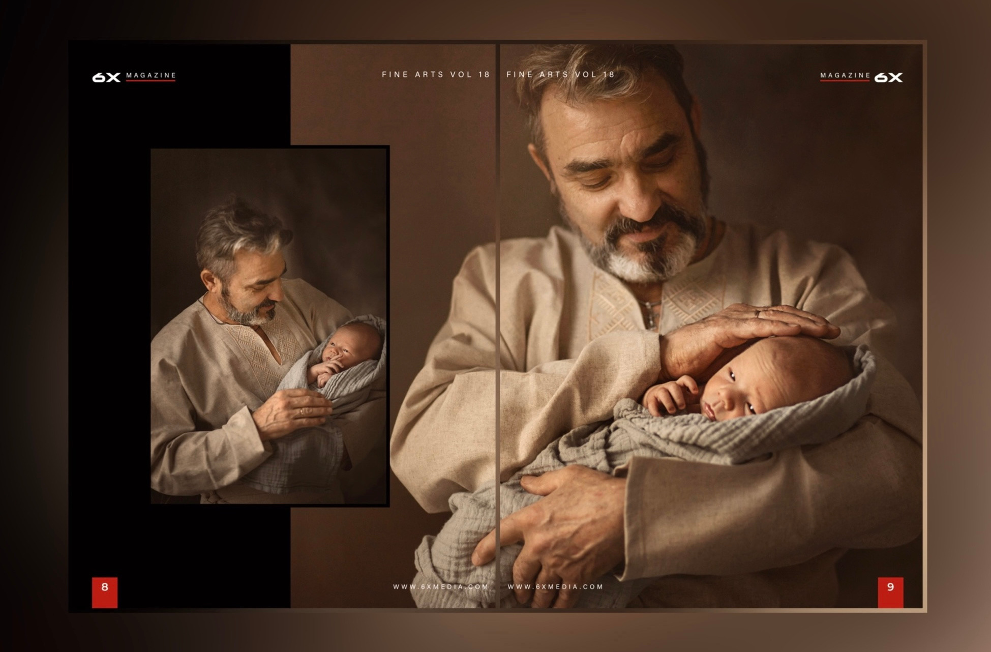 Обложки и публикации в журнале 6Х. Фотограф Наталья Яковлева, Санкт-Петербург. Семьи, ньюборн, крещения