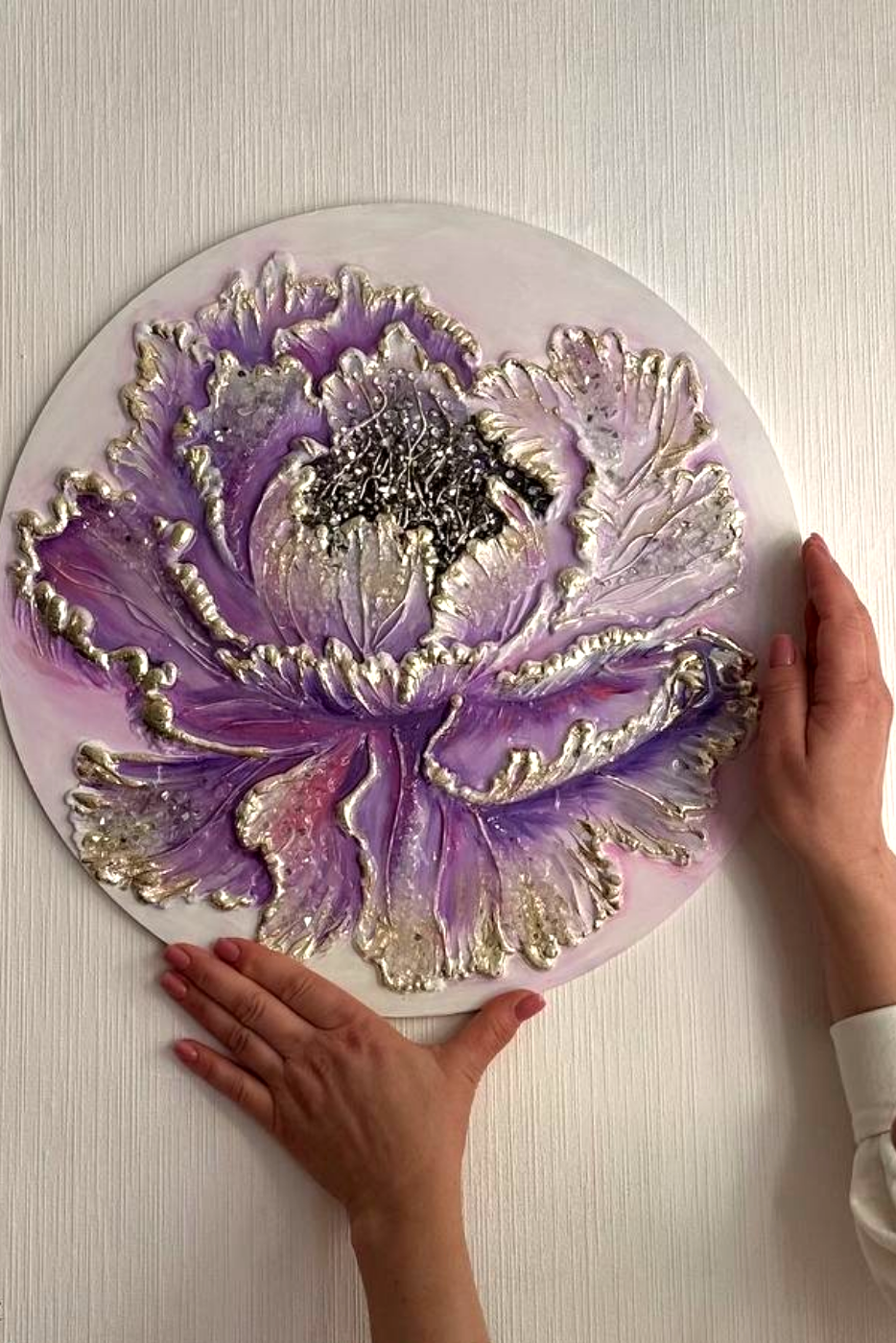 «Pion Purple» за 60 евро. Купить premium art, интерьерные картины в интернет-магазине MONA