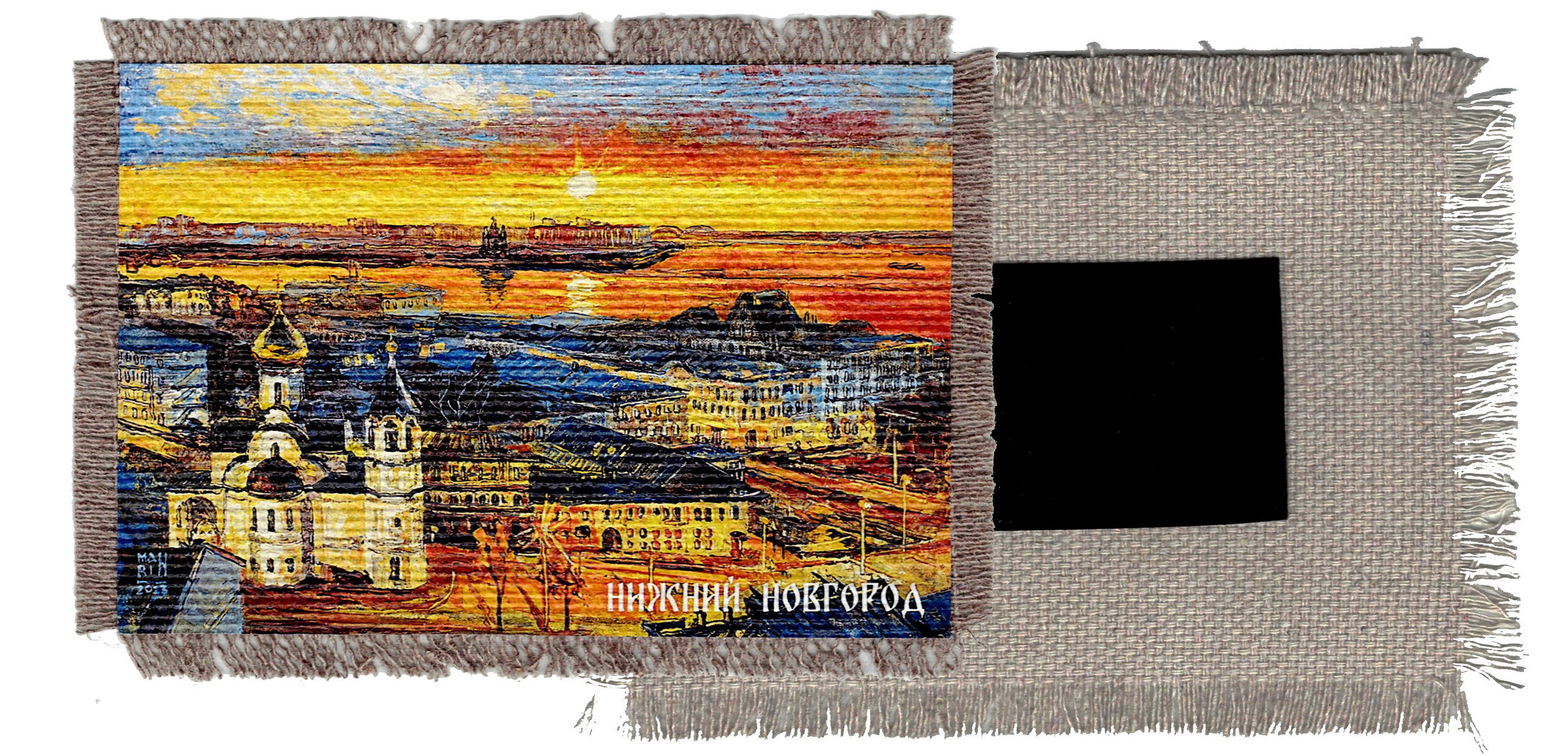 Магниты на холсте. Художник Марина Новосельская