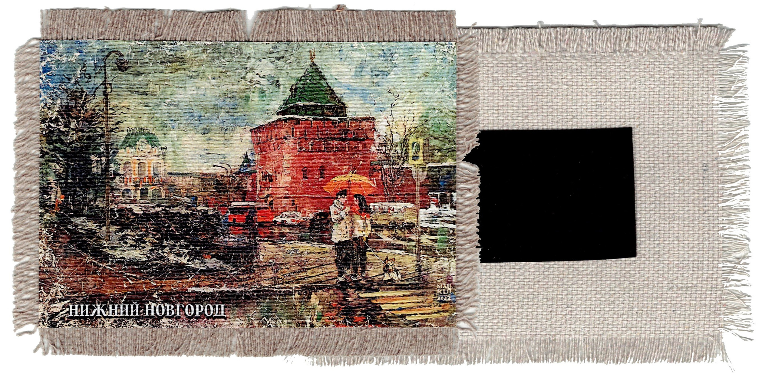 Магниты на холсте. Художник Марина Новосельская