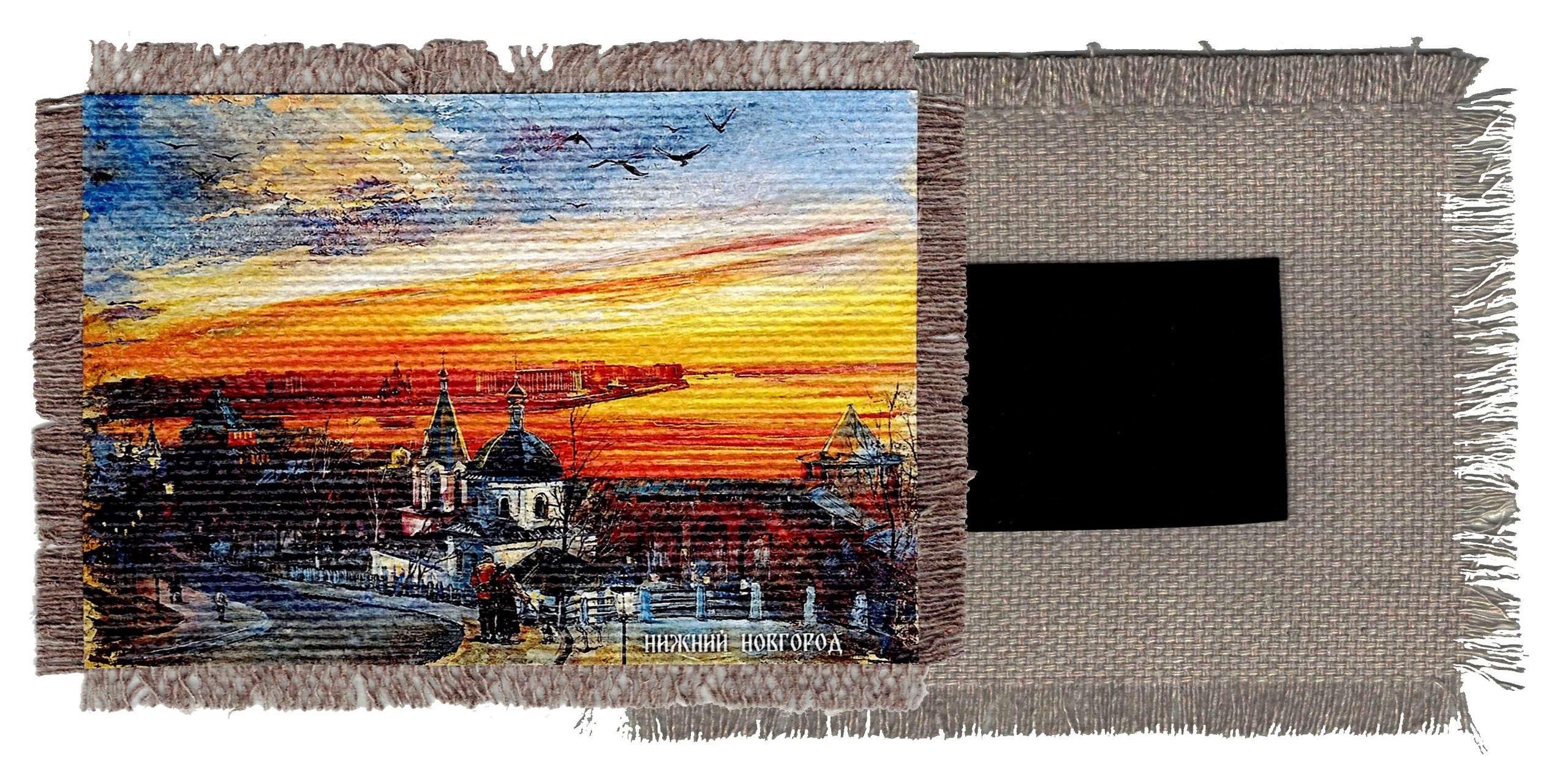 Магниты на холсте. Художник Марина Новосельская