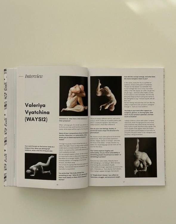 Интервью «Visual Art Journal — Art Magazine». [WAYS12]