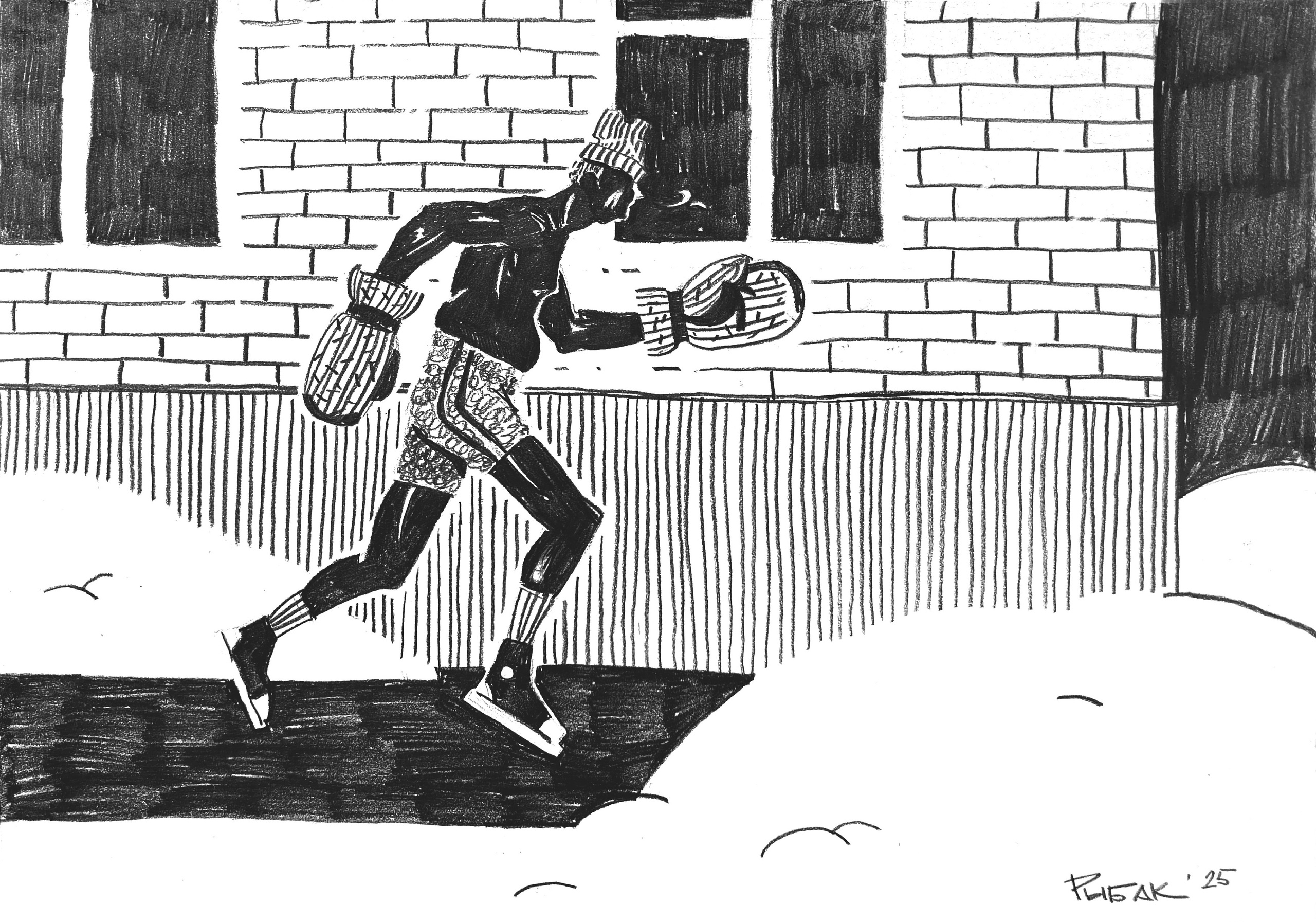 Графика 2025. Художник Рыбак Николай