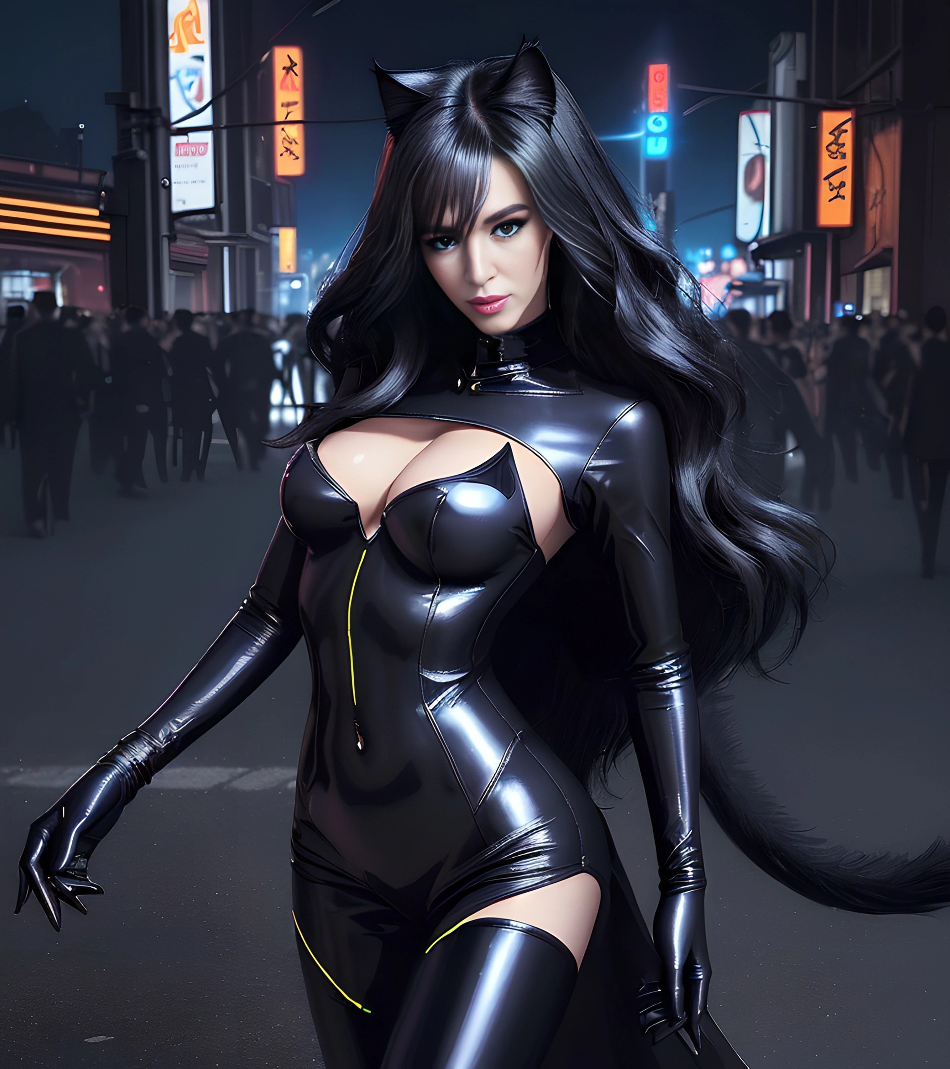 Женщина кошка, из вашей фотографии