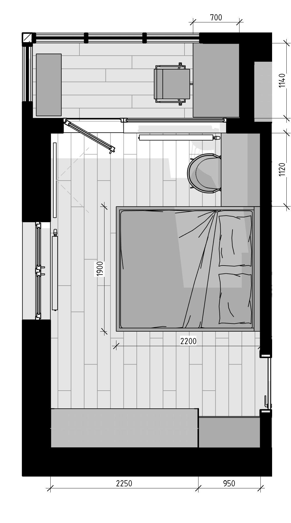 Квартира Москва ЖК Фонвизинский. Архитектурно-дизайнерское бюро ROOMS