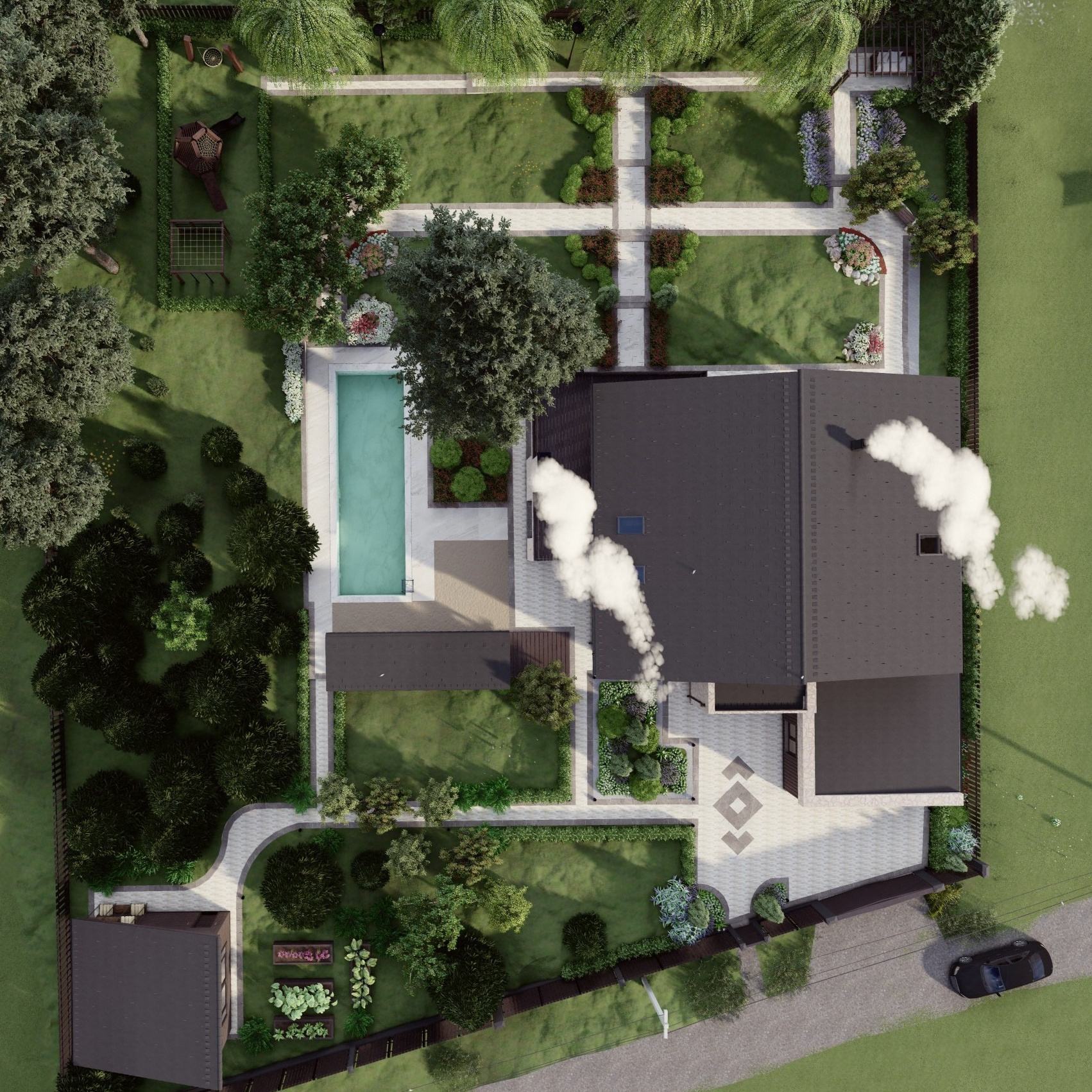 Ландшафтный дизайн. Студия архитектуры и дизайна AR.CHITECT.OR