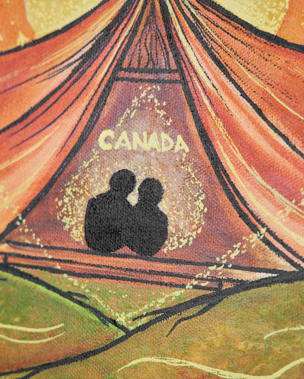 Примирение и опора. Bakulina-art.com