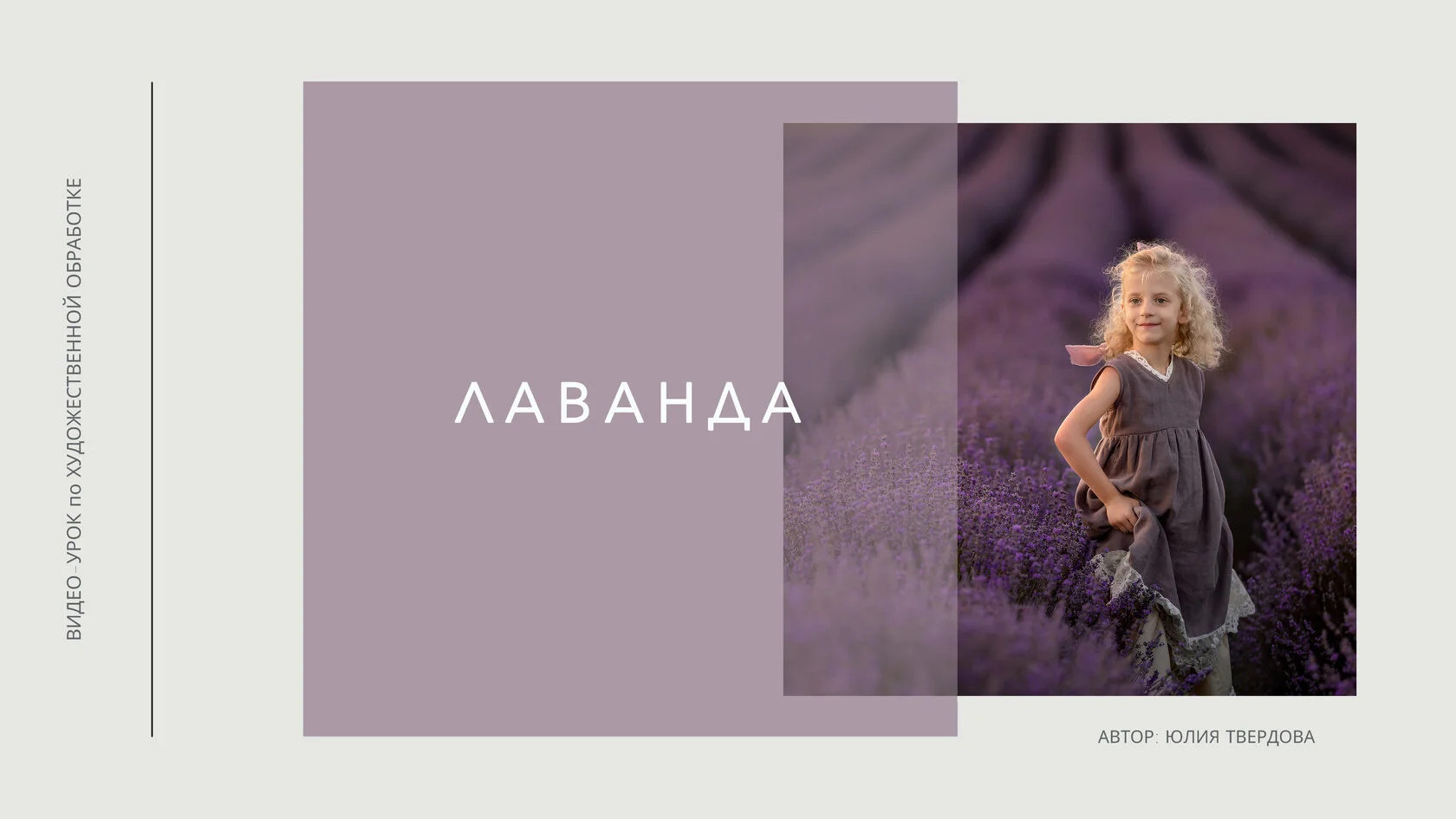 Лаванда. Семейный и детский фотограф в Москве Юлия Твердова