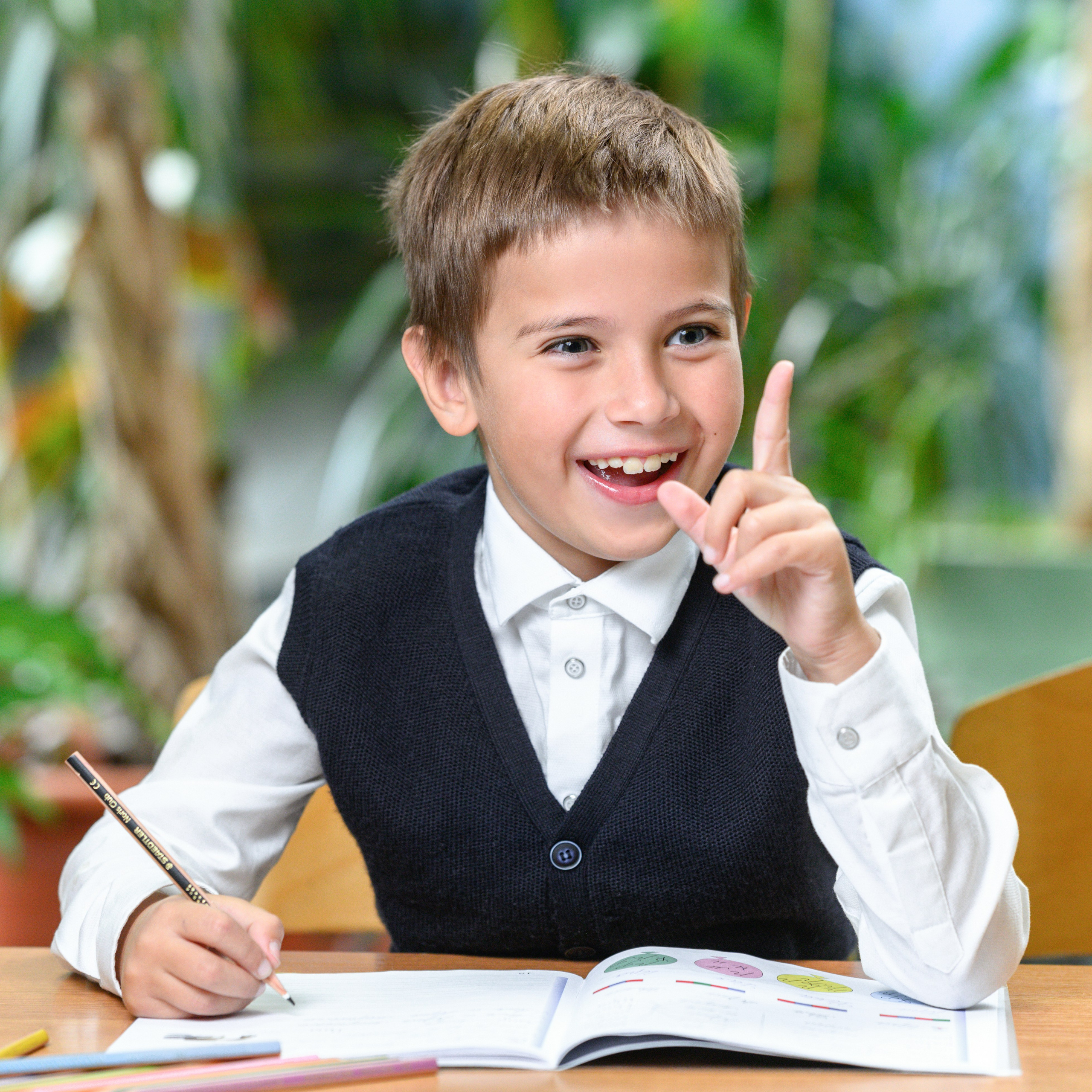 Портрет ученика начальной школы 