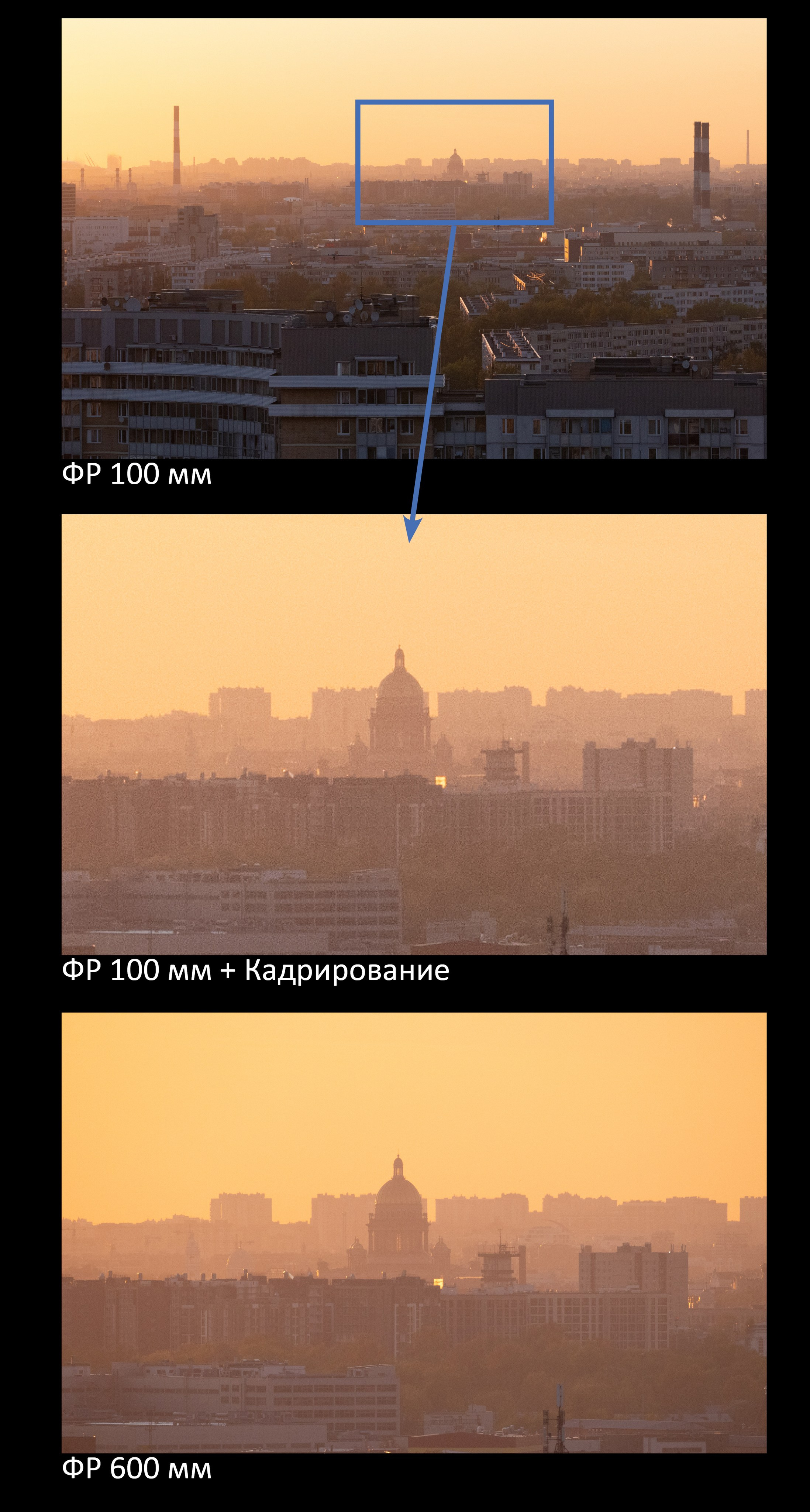 Фотосъемка города на телеобъектив. Архитектурный и пейзажный фотограф Кондратенко Руслан, Санкт-Петербург