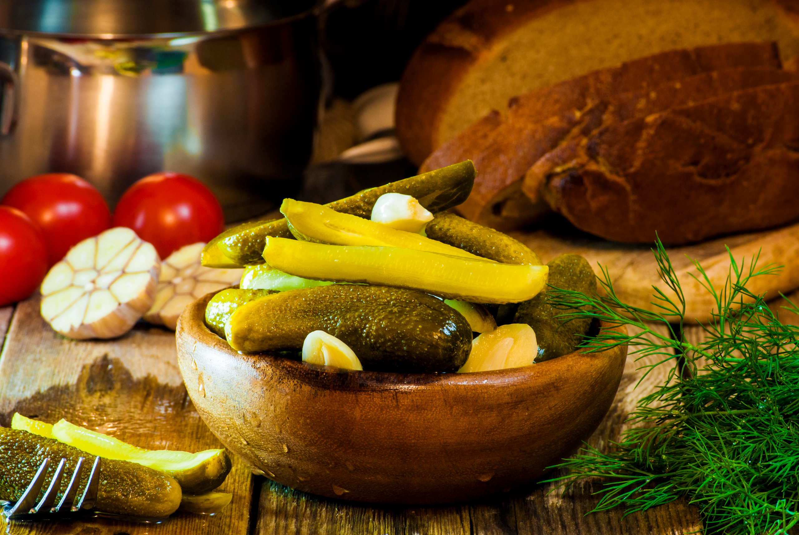 Рецепт квашенных огурцов. Фуд-фото в Москве, съемка для ресторанов и кафе, съемка для меню