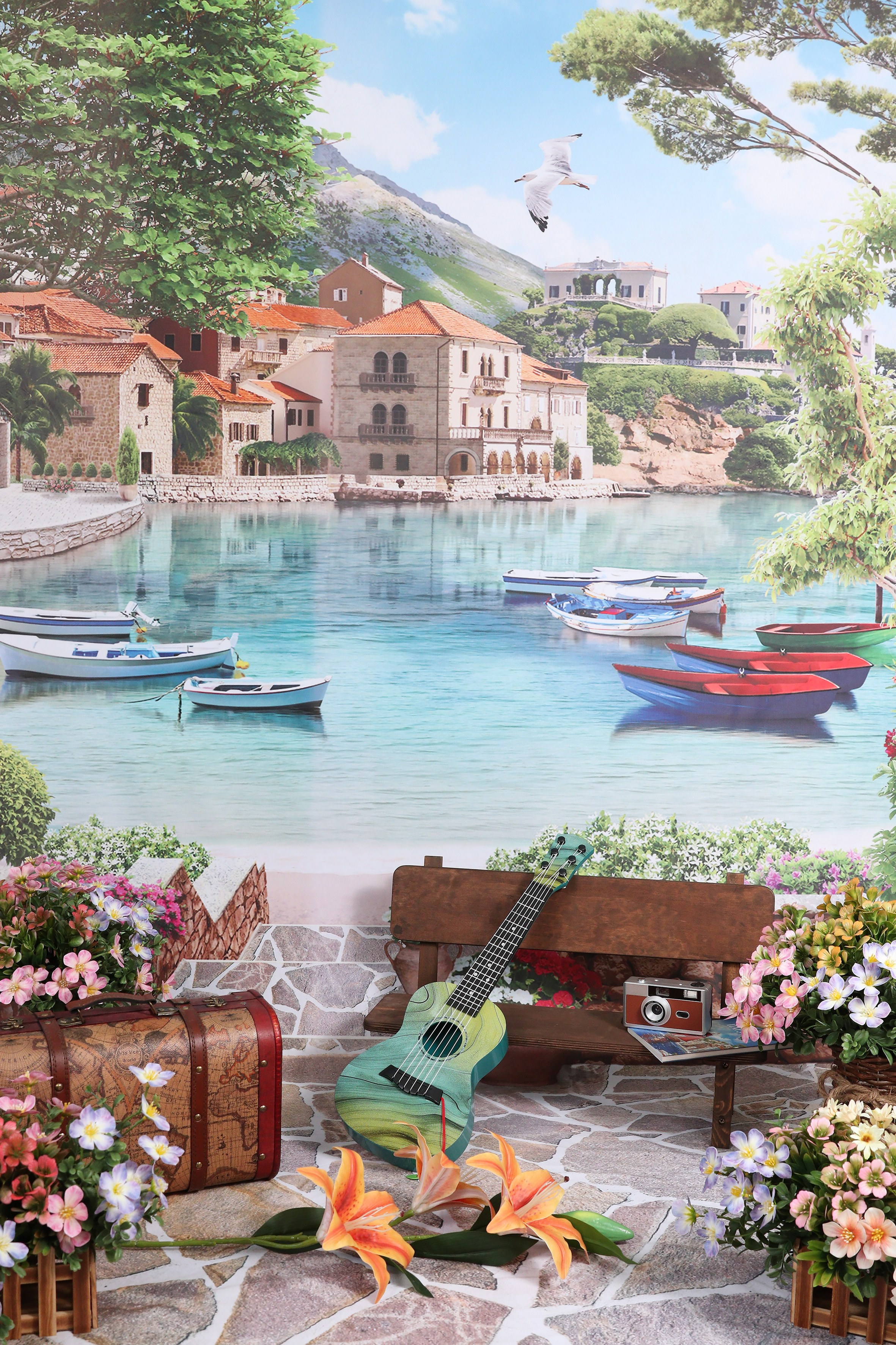 Путешественники. Детский фотограф в Алматы, виньетки, выпускной альбом Алматы