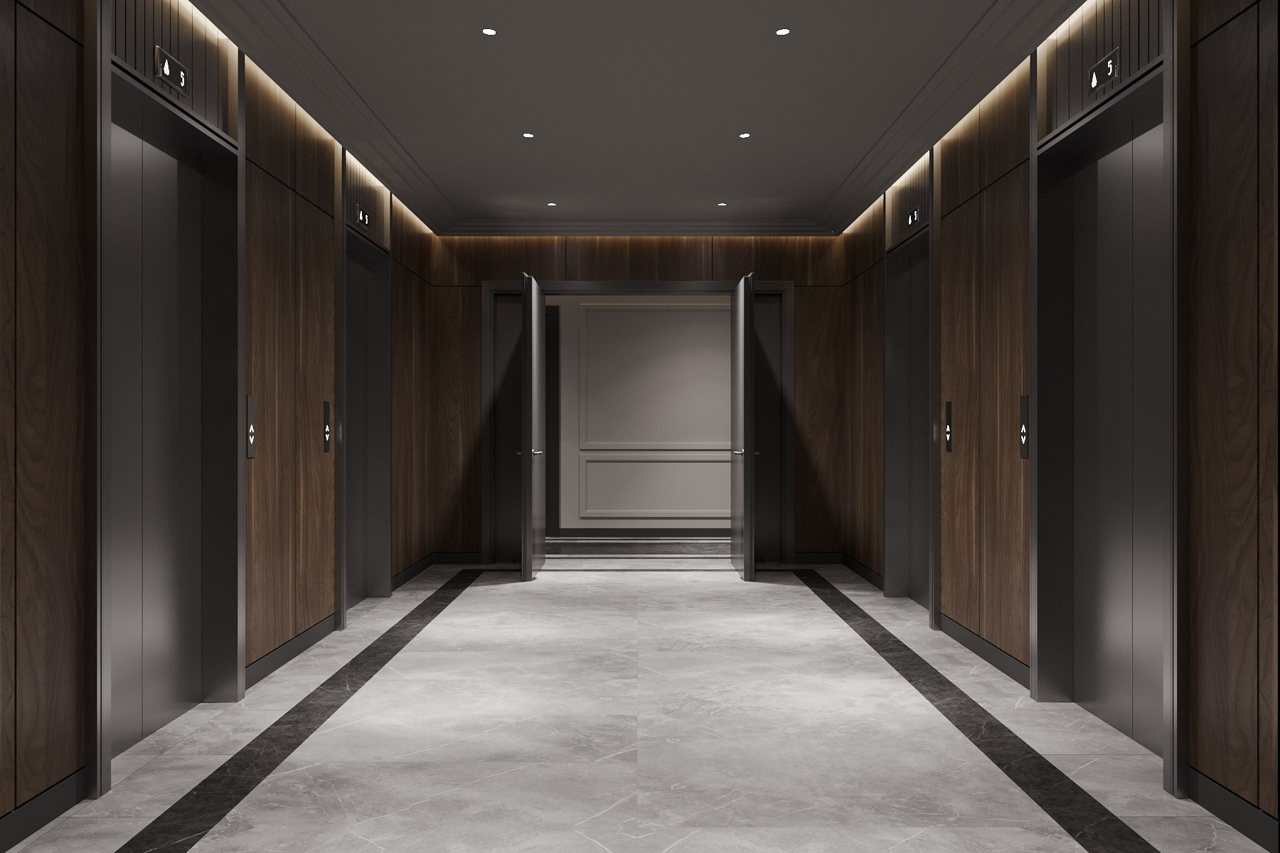 ЦУМ интерьеры 9 — 17 этажей. Rezells Architects — дизайн жилых и коммерческих интерьеров