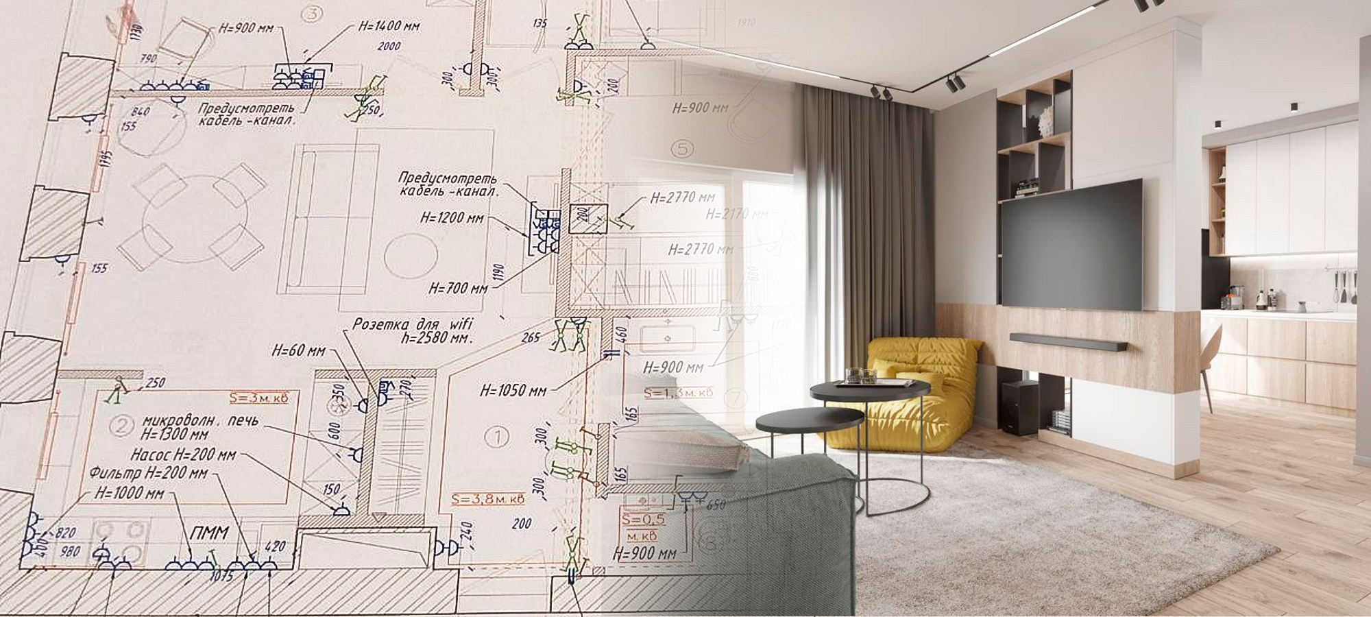 Хороший дизайн квартир в СПБ. Ремонт квартиры в Санкт-Петербурге