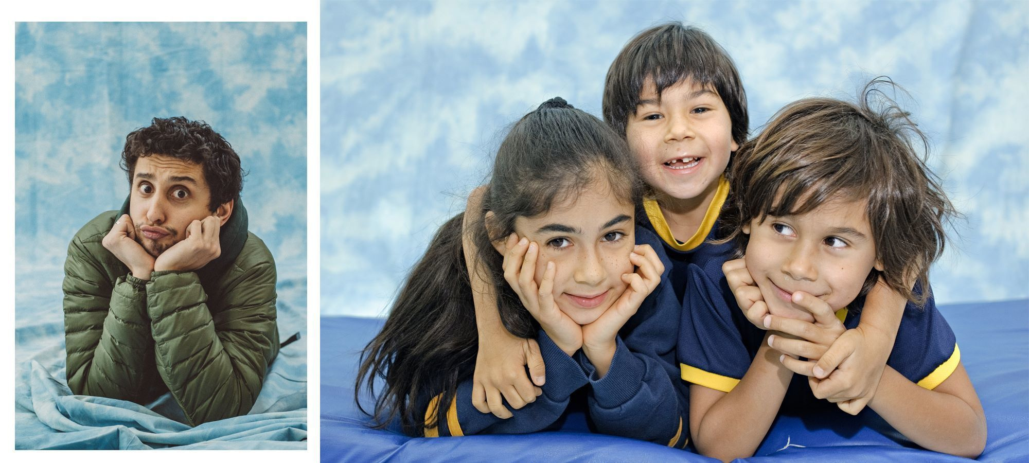 Второй фотограф и ассистент на семейной фотосессии фотографа Елены Снегиревой