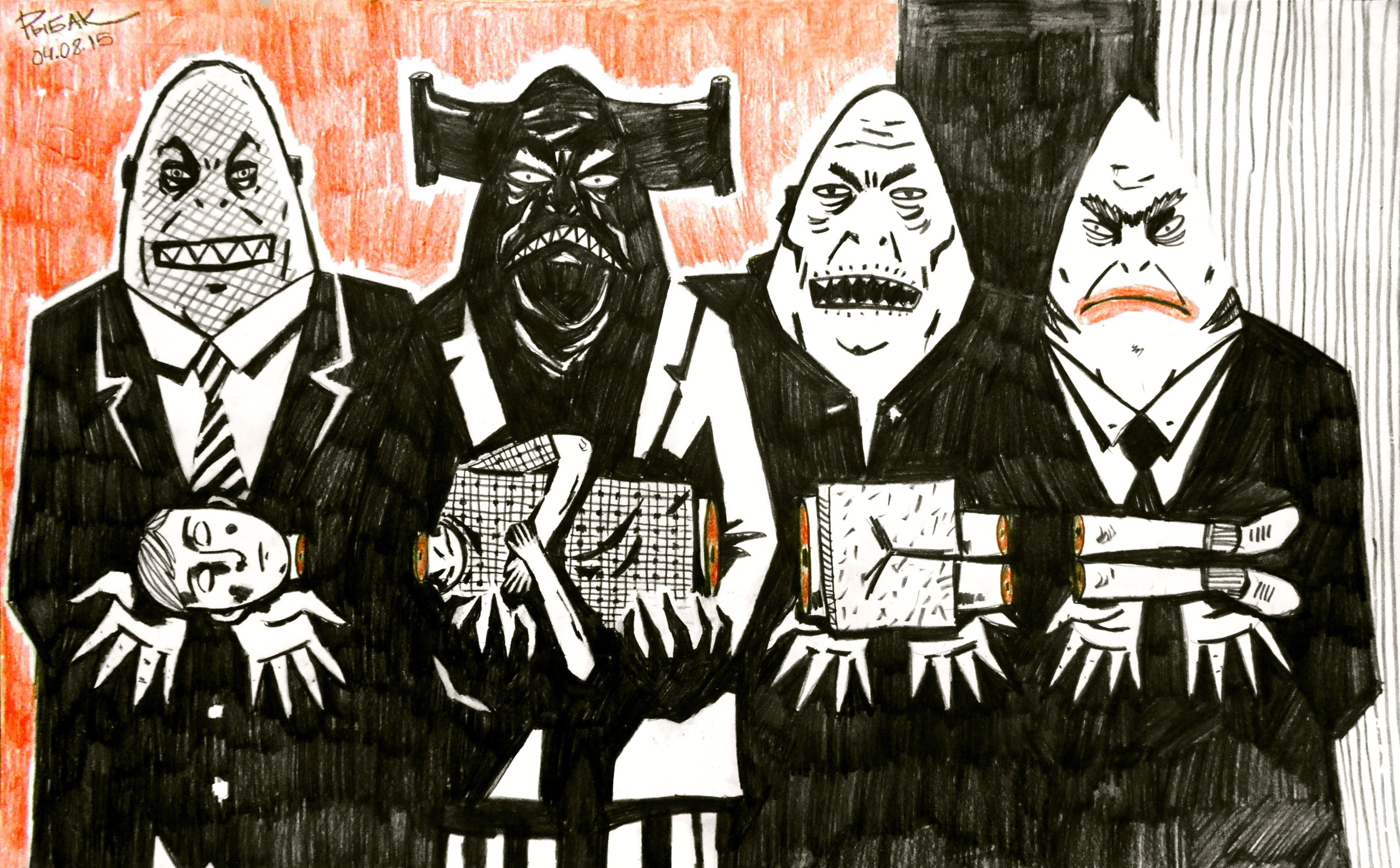 Графика 2015. Художник Рыбак Николай