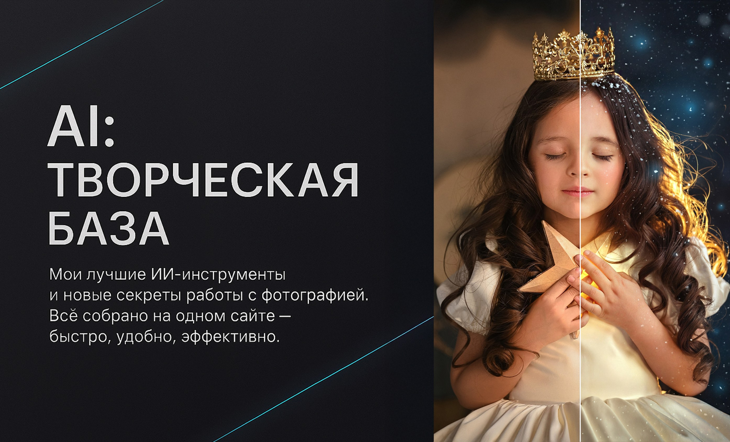 Сборник уроков «AI: ТВОРЧЕСКАЯ БАЗА». Фотохудожник Анна Гис