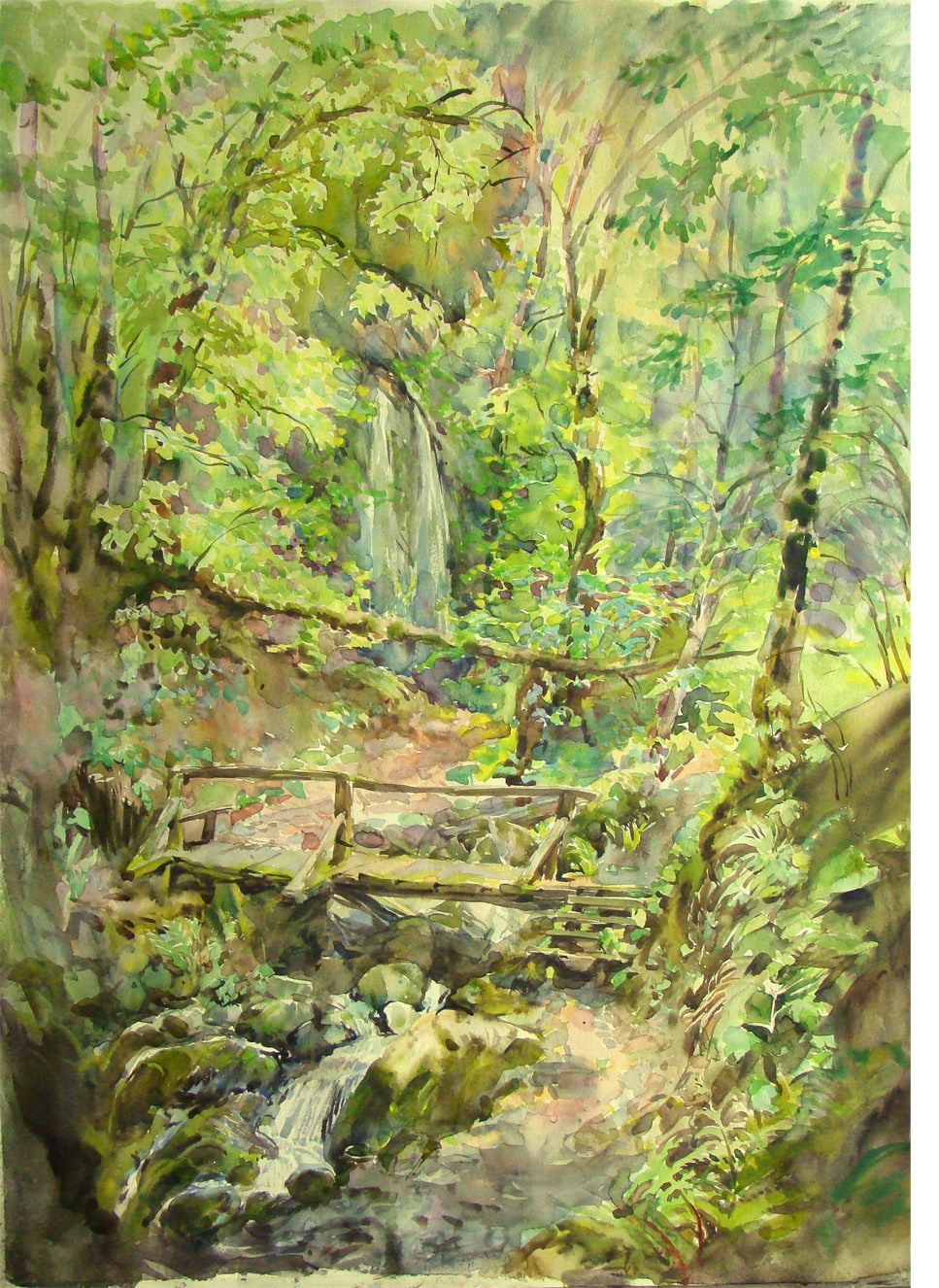 Пейзажи художника Галины Поплавской. Свет акварели Галины Поплавской