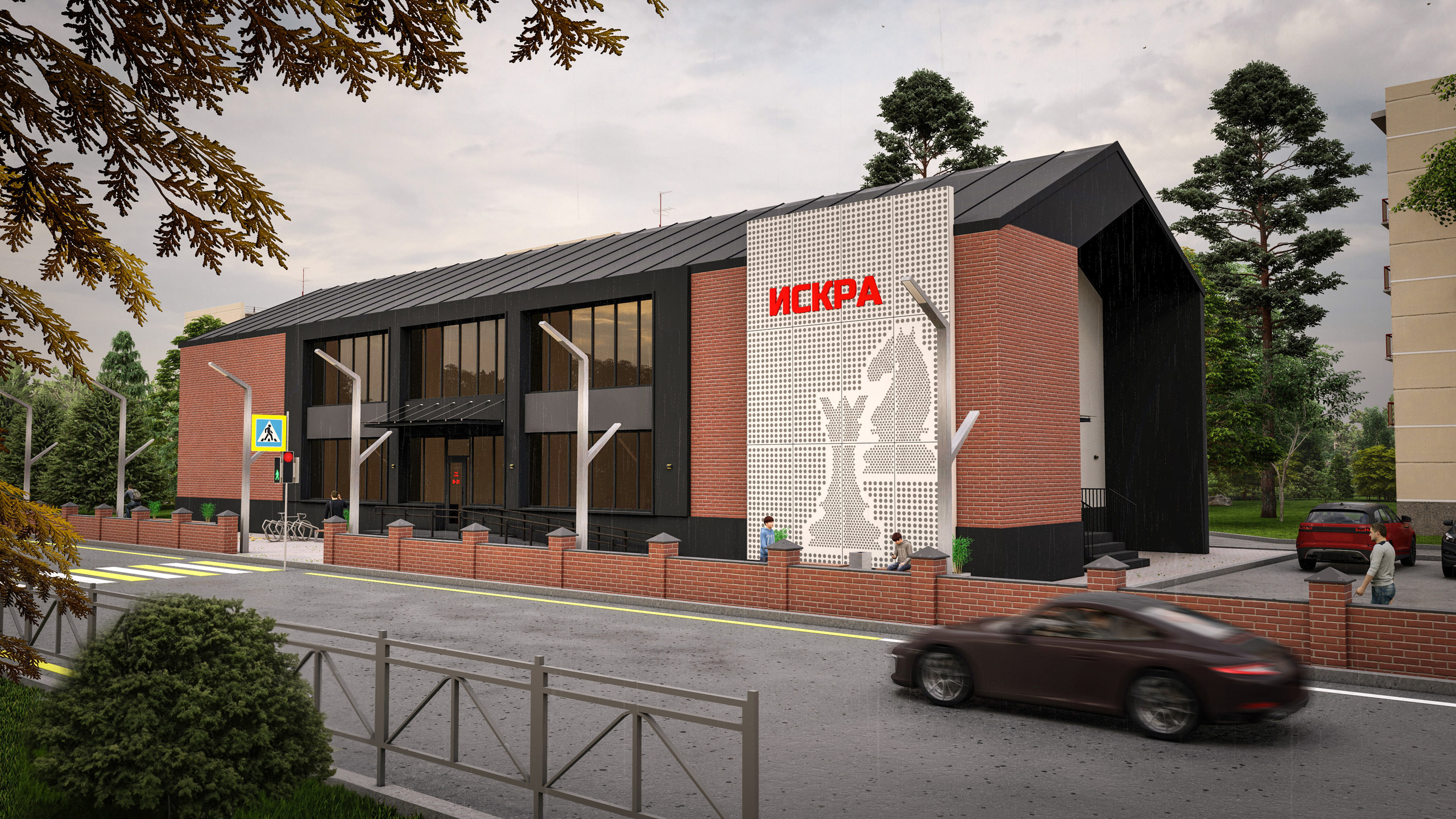 Здание Искра. Архитектурно-дизайнерское бюро ROOMS