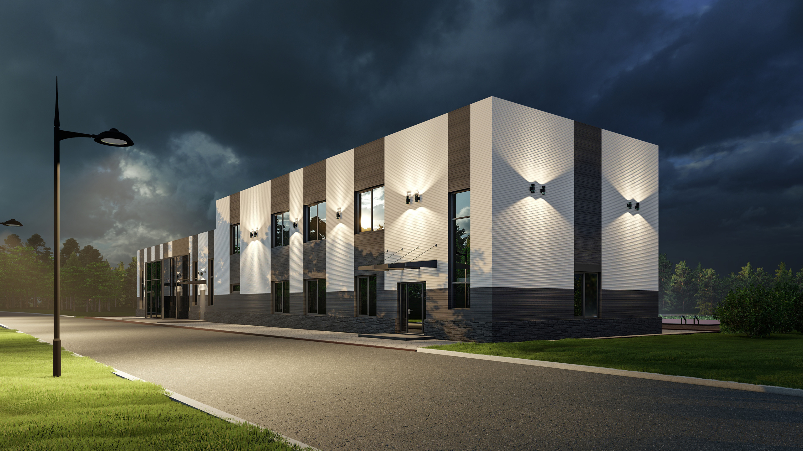 Фасад Ресторана Сахалин. Архитектурно-дизайнерское бюро ROOMS