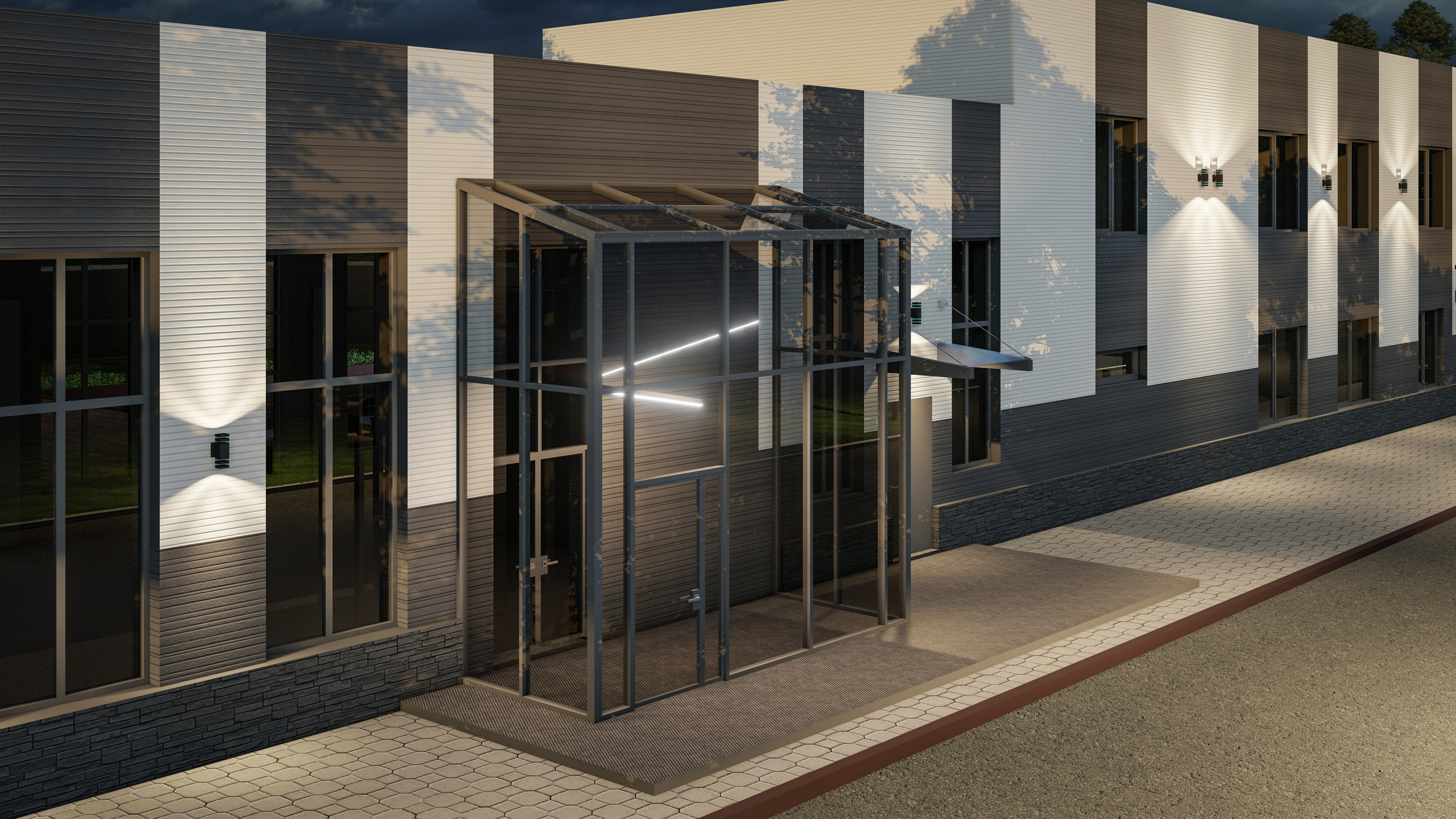 Фасад Ресторана Сахалин. Архитектурно-дизайнерское бюро ROOMS