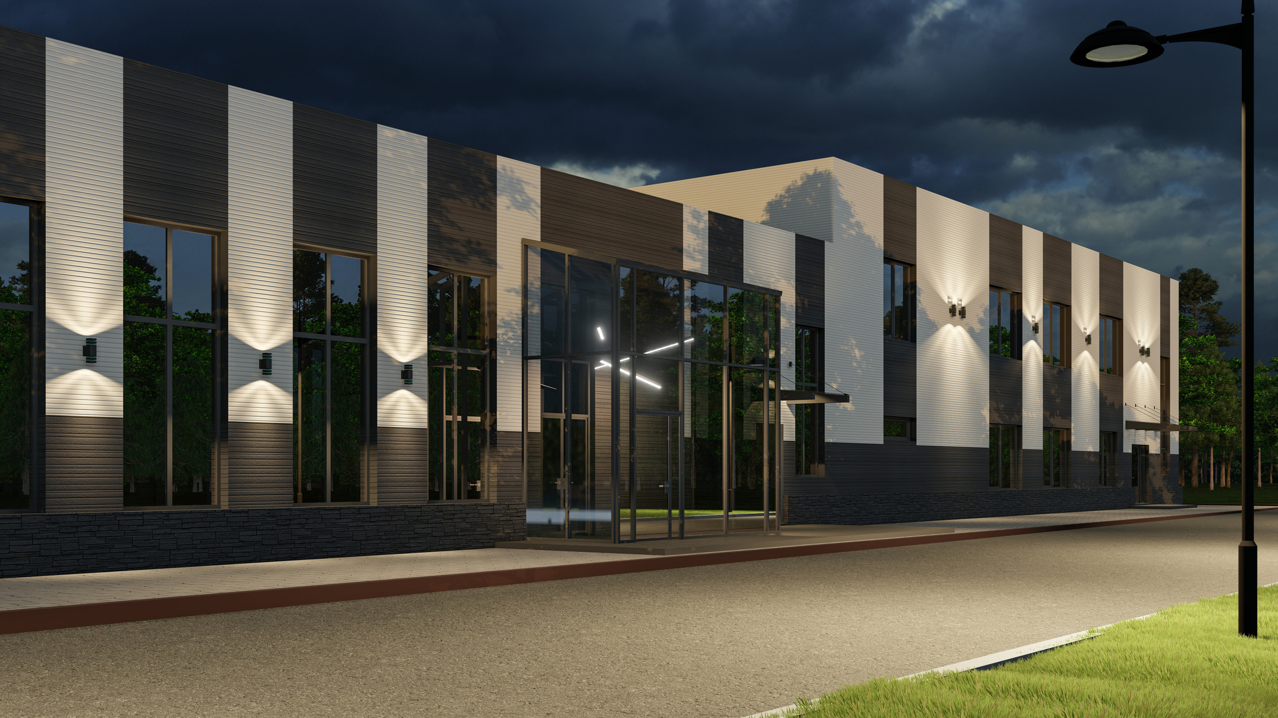 Фасад Ресторана Сахалин. Архитектурно-дизайнерское бюро ROOMS