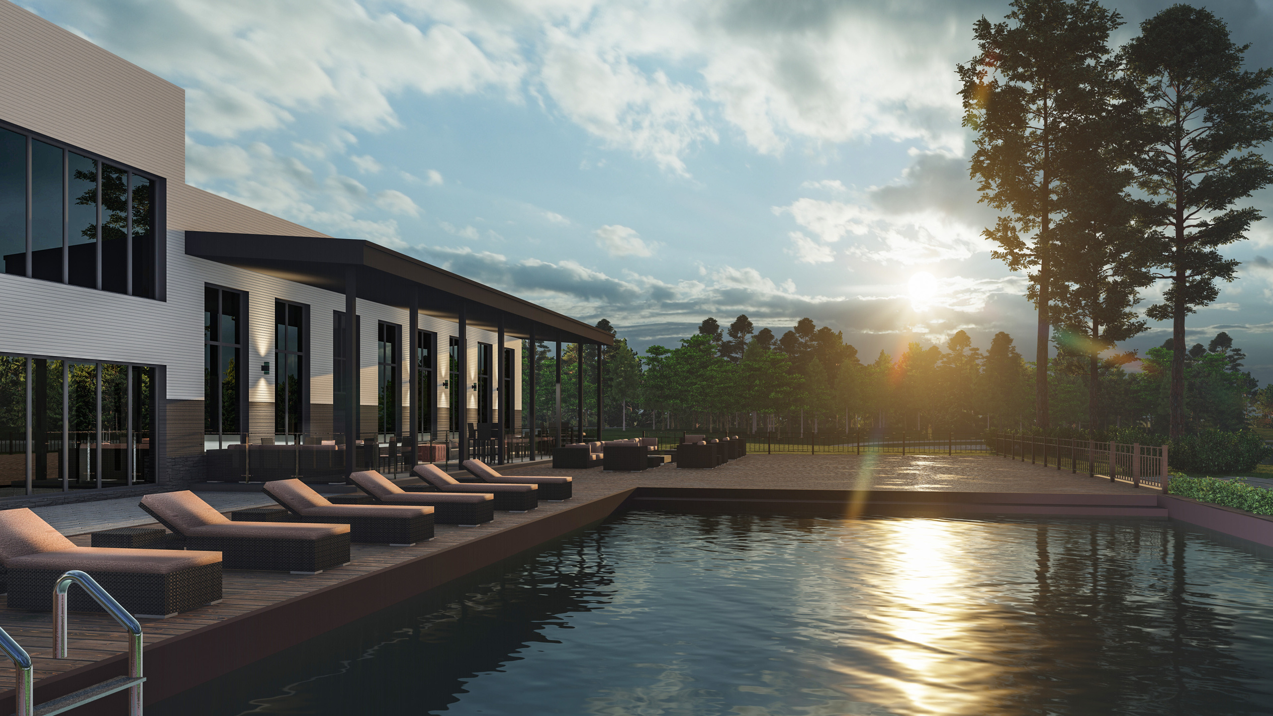 Фасад Ресторана Сахалин. Архитектурно-дизайнерское бюро ROOMS