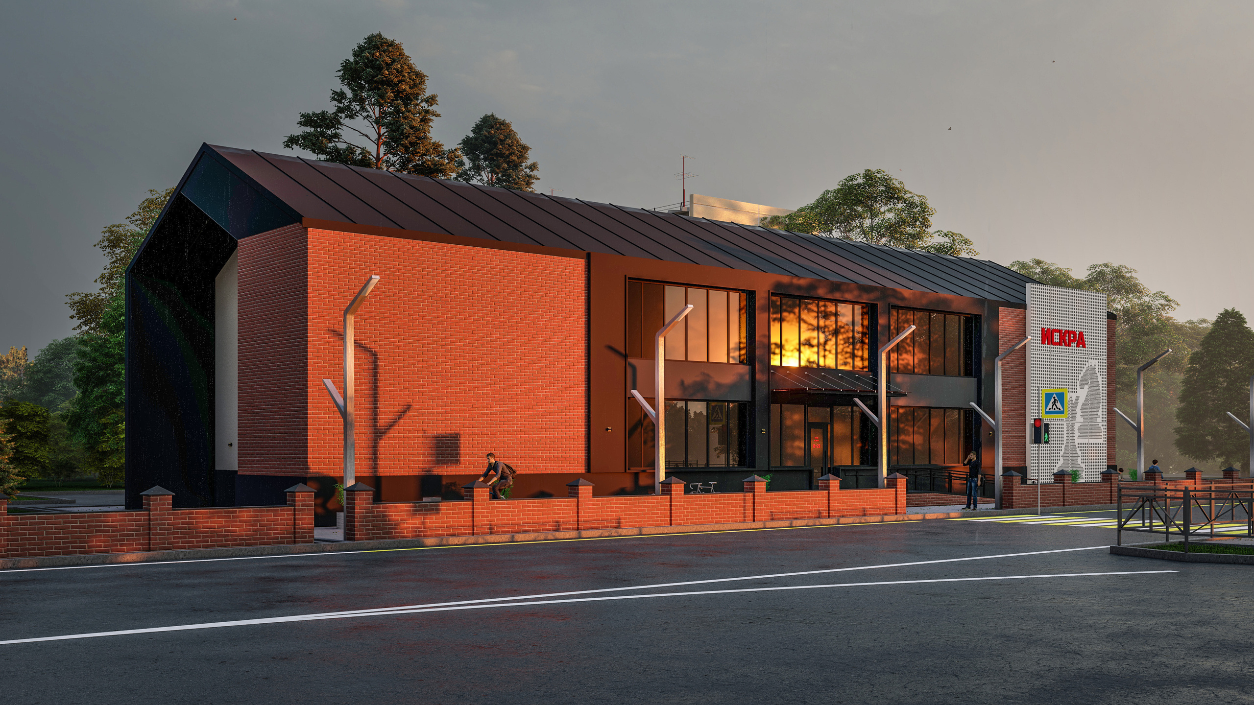 Здание Искра. Архитектурно-дизайнерское бюро ROOMS