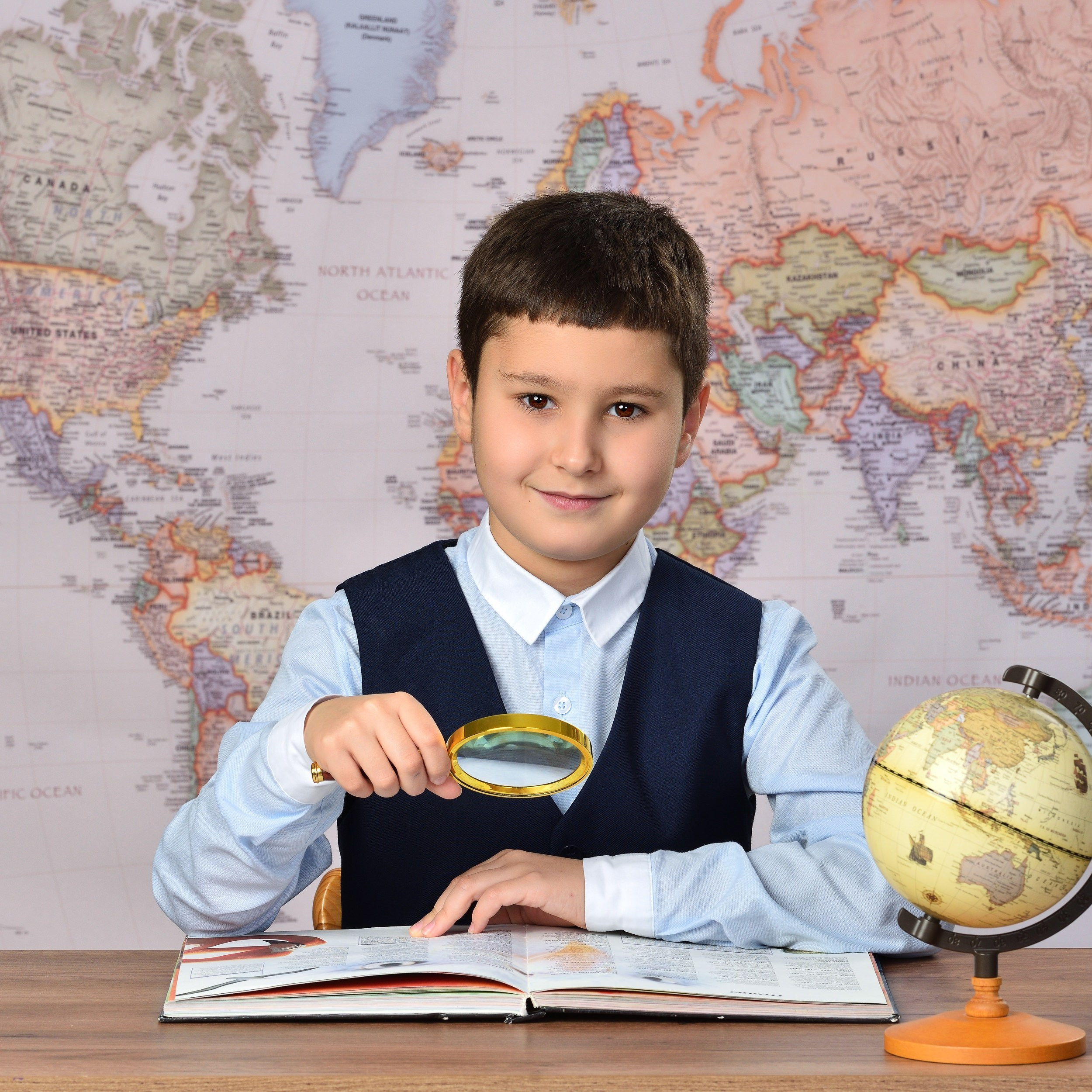 Портретная виньетка для 4, 9 и 11 классов