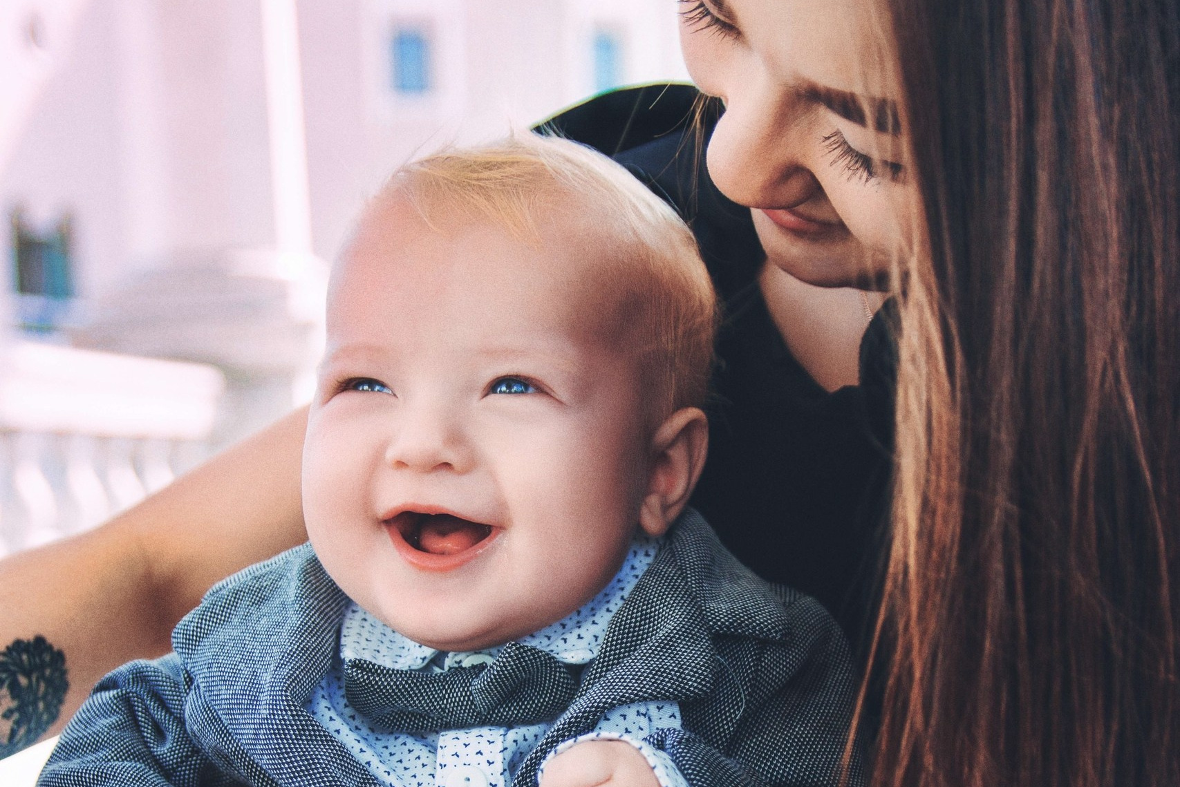 Мама с сыном