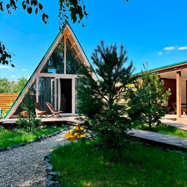 Глэмпинг-дача «Aframe Happy» - смотреть в каталоге